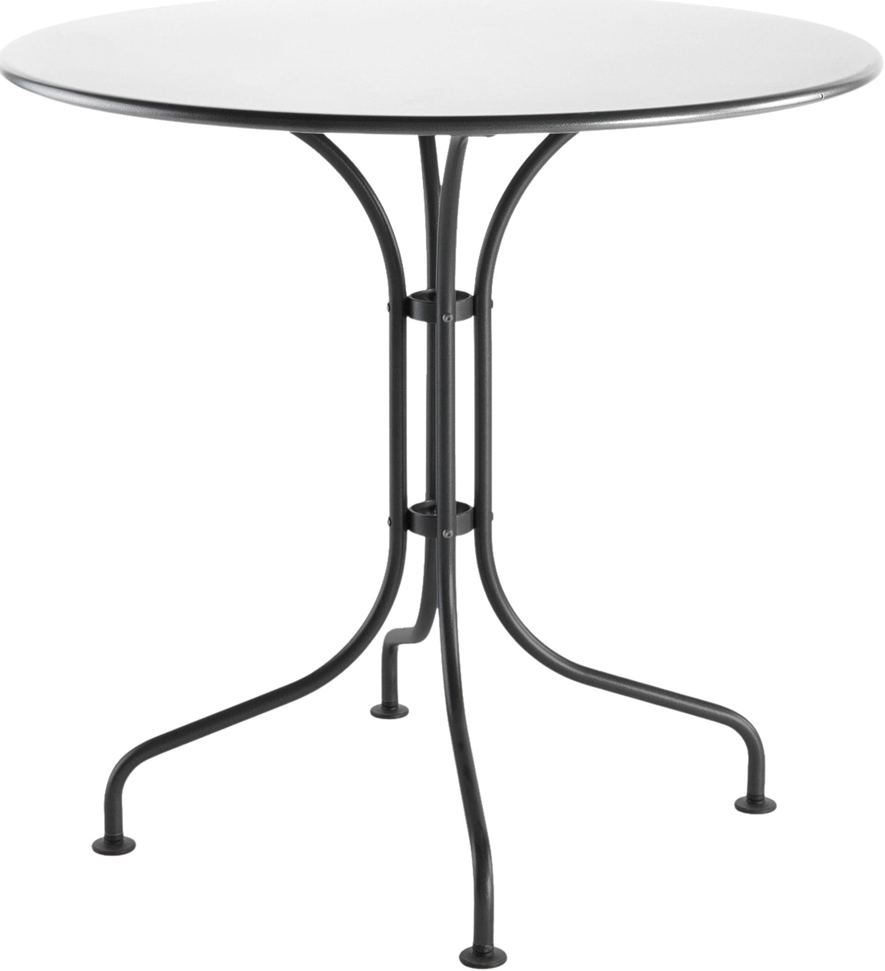 Eleganter Metalltisch St. Moritz ø 90 – Ideal für Garten und Balkon.