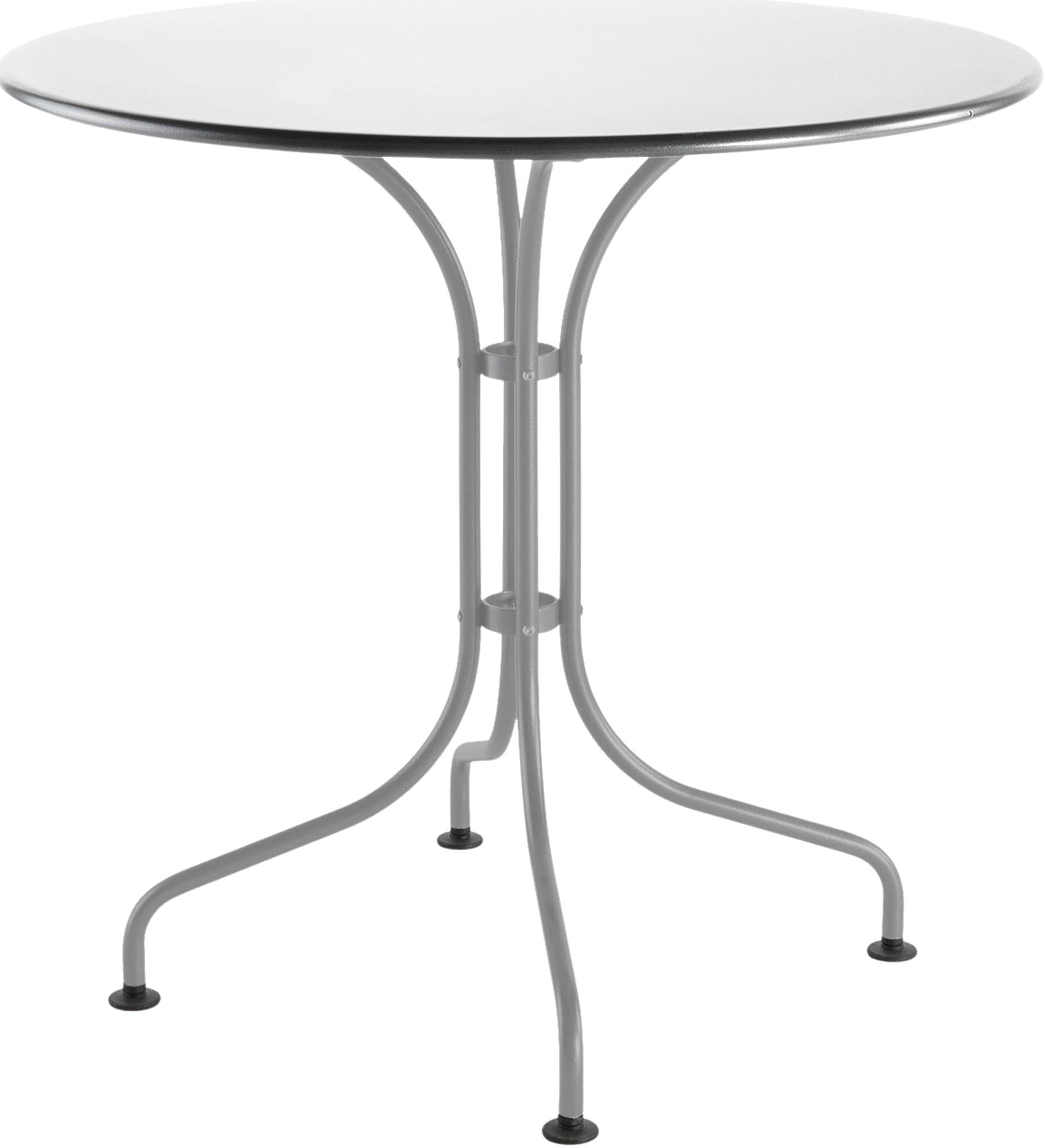 Moderner Metalltisch St. Moritz mit 90 cm Durchmesser – Perfekt für stilvolle Outdoor-Bereiche und gemütliche Zusammenkünfte.