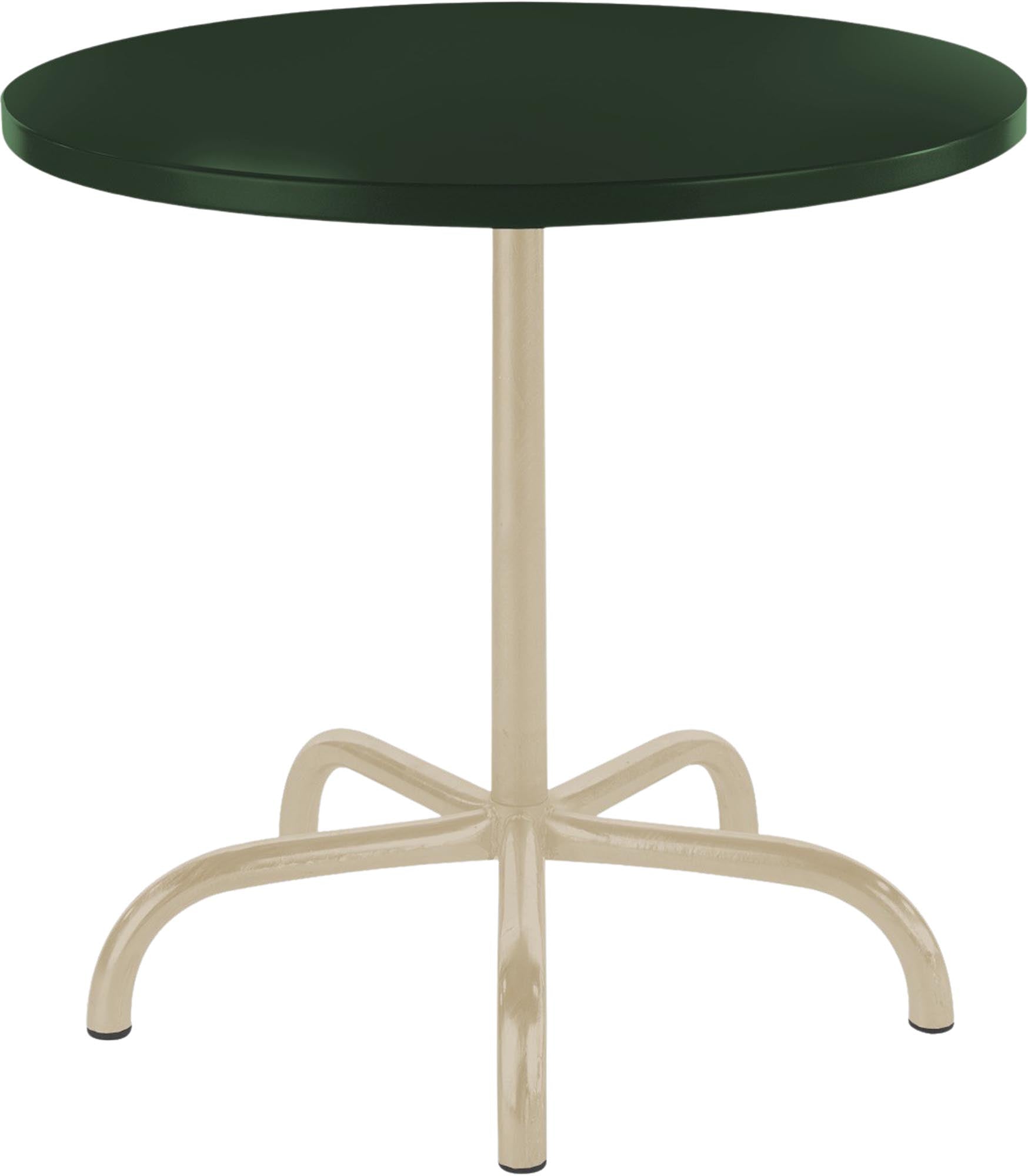 Schaffner Säntis Metall-Gartentisch ø80, klappbar, wetterfest, rostfrei, robust, platzsparend, Schweizer Qualität – perfekt für Garten, Balkon oder Terrasse.