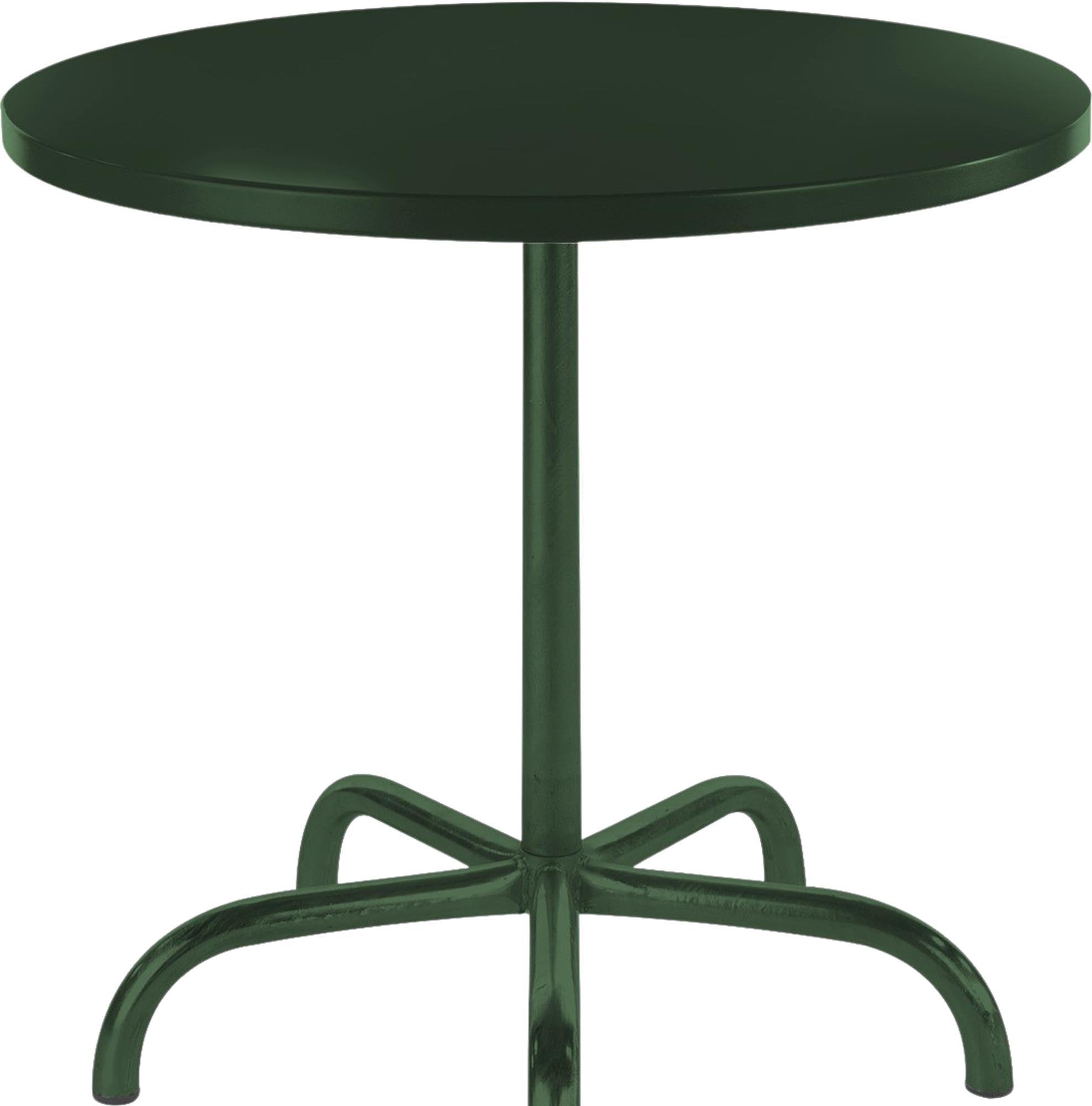 Eleganter runder Tisch Säntis von Schaffner für stilvolle Gärten.