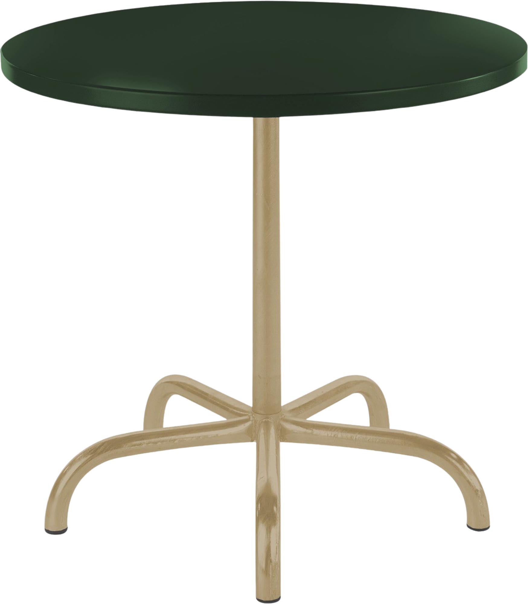 Hochwertiger Säntis Metall-Gartentisch ø80 cm, klappbar, wetterfest, rostfrei, platzsparend, langlebig, ideal für Garten, Balkon oder Terrasse – Swiss Quality.