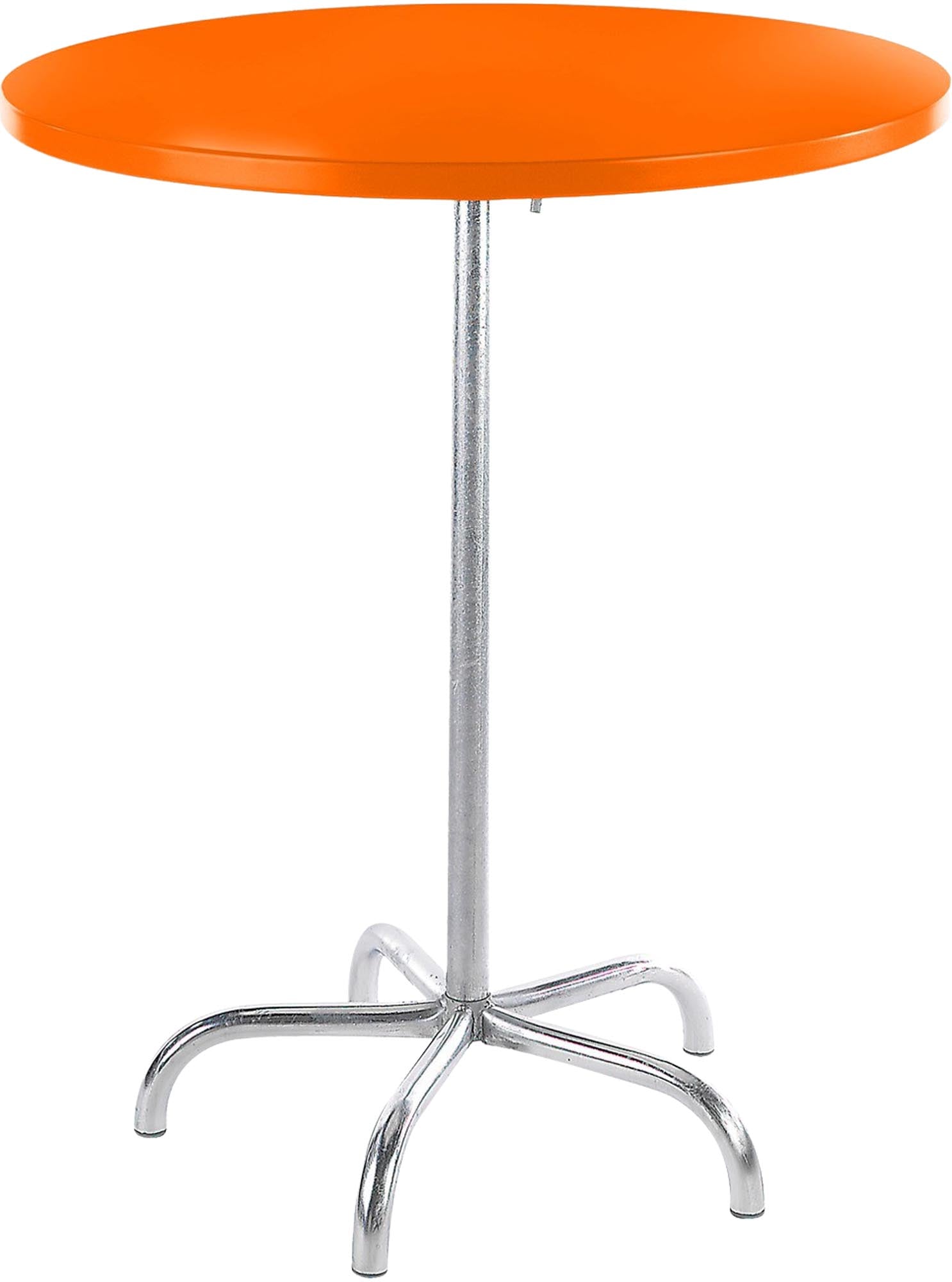 Robuster, klappbarer Säntis Metall-Stehtisch outdoor ø80/110cm, wetterfest, rostfrei, mit Bodenausgleich, langlebig, Swiss Made – ideal für Garten, Terrasse & Events.