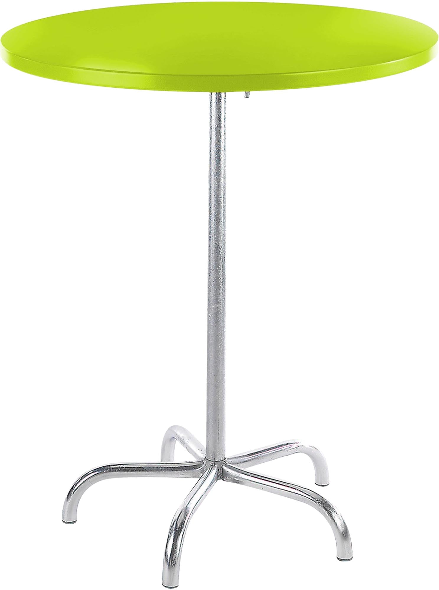 Robuster runder Stehtisch Säntis von Schaffner für Terrasse & Balkon.