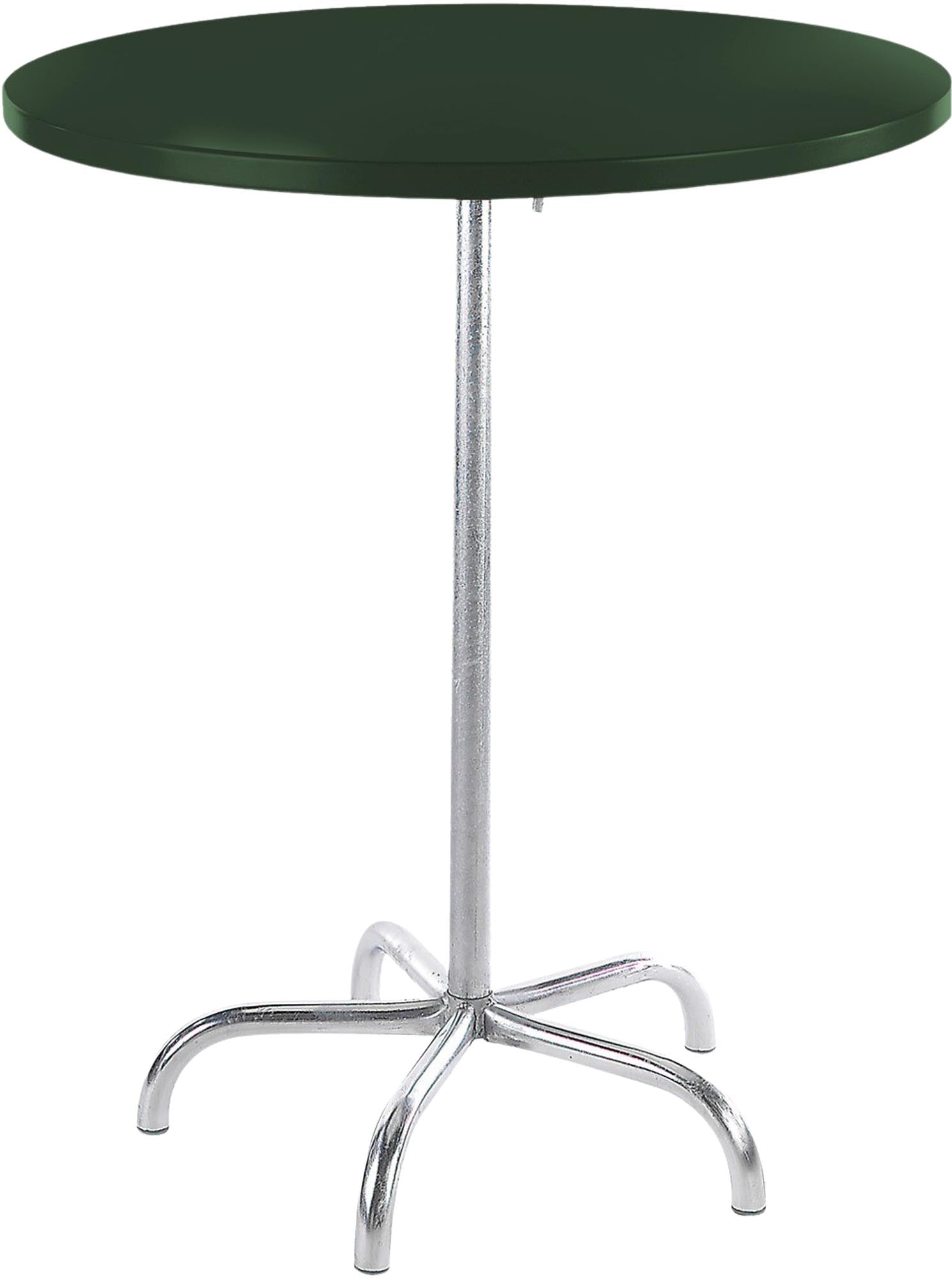 Moderner klappbarer Hochtisch aus Metall für den Außenbereich, Ø80/110 cm, perfekt für Gartenpartys und entspannte Stunden im Freien.