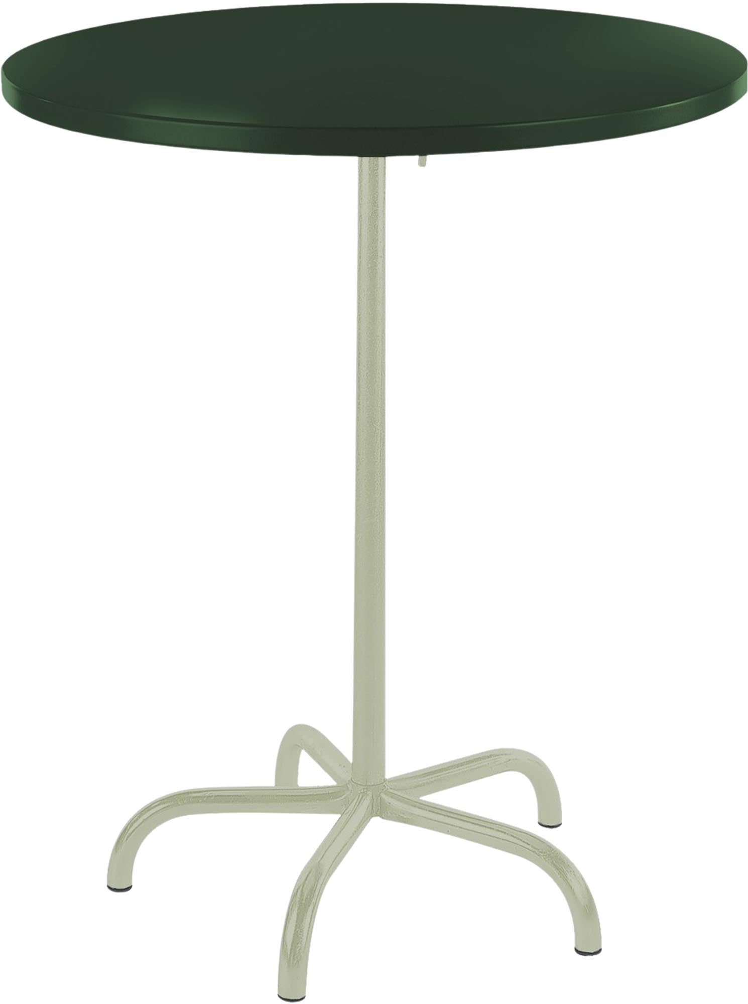 Eleganter klappbarer Metall-Stehtisch für den Außenbereich, Ø80/110 cm, ideal für entspannte Zusammenkünfte im Freien.