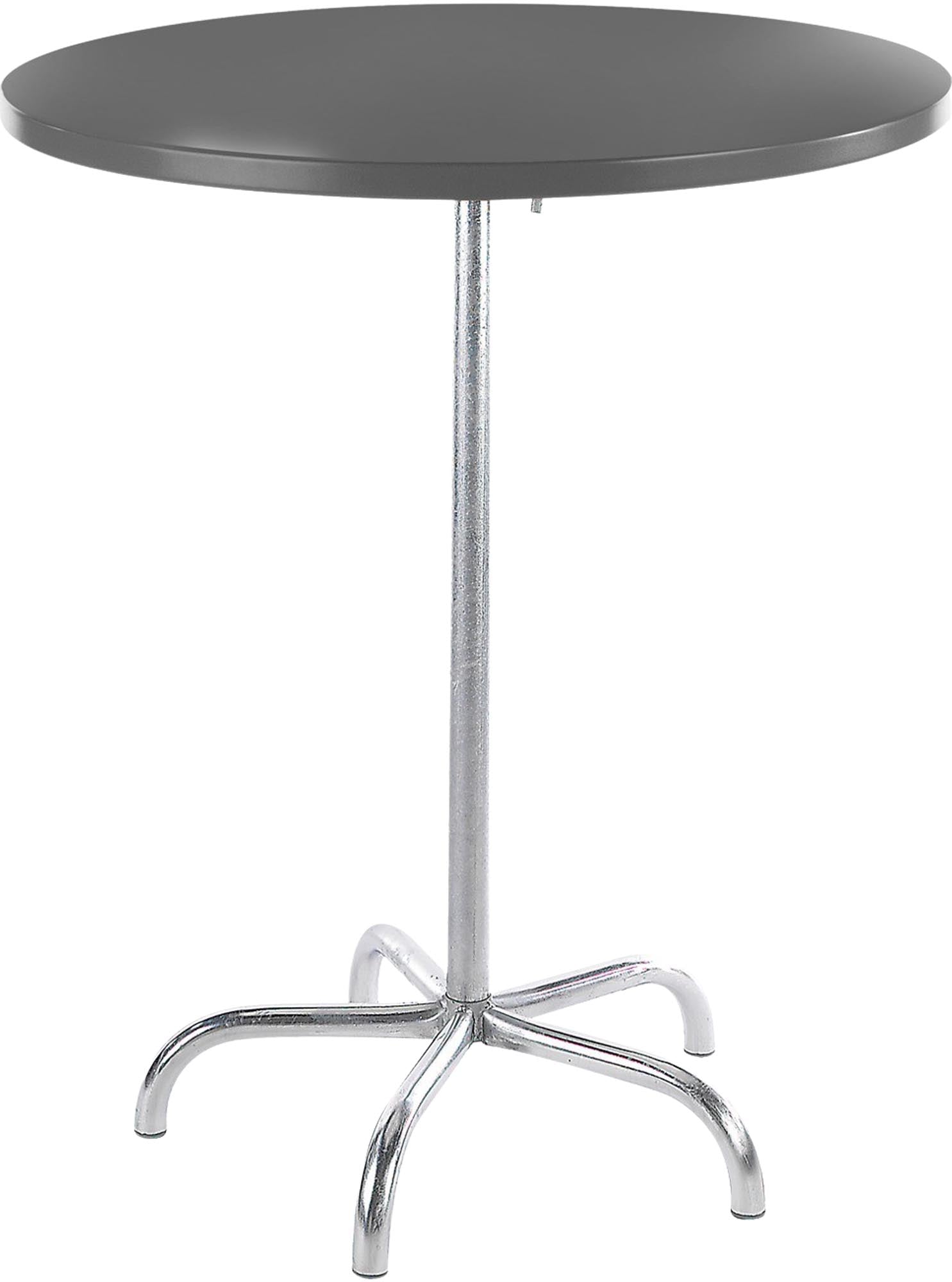 Eleganter runder Stehtisch Säntis von Schaffner für Outdoor-Events.