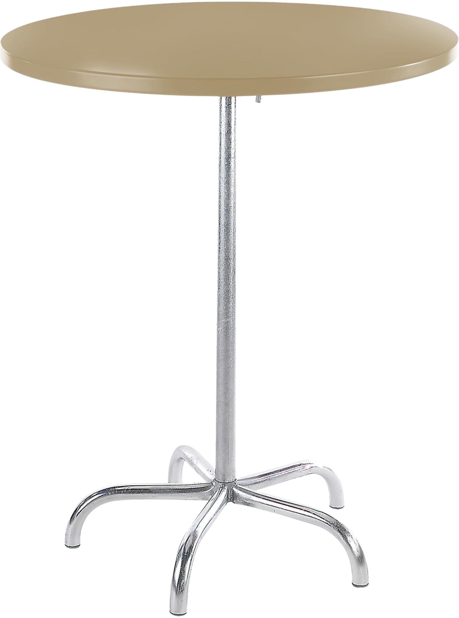 Robuster, wetterfester Säntis Metall-Stehtisch Outdoor ø80/110cm, klappbar, langlebig, Swiss Made, Gartenmöbel, wetterfest, stabil, outdoor Tisch.