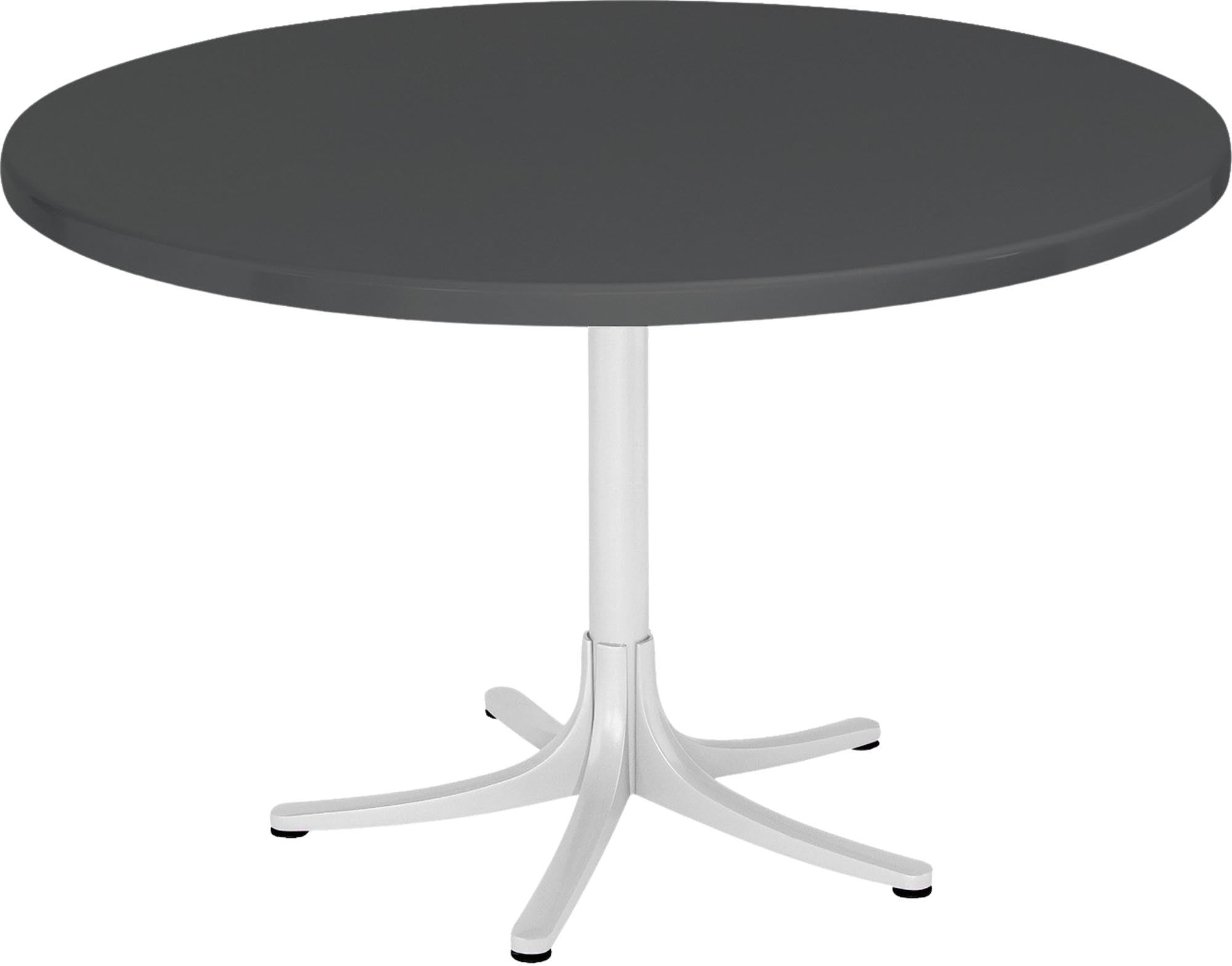 Eleganter Fiberglastisch Schaffhausen ⌀ 120 für Garten und Balkon.