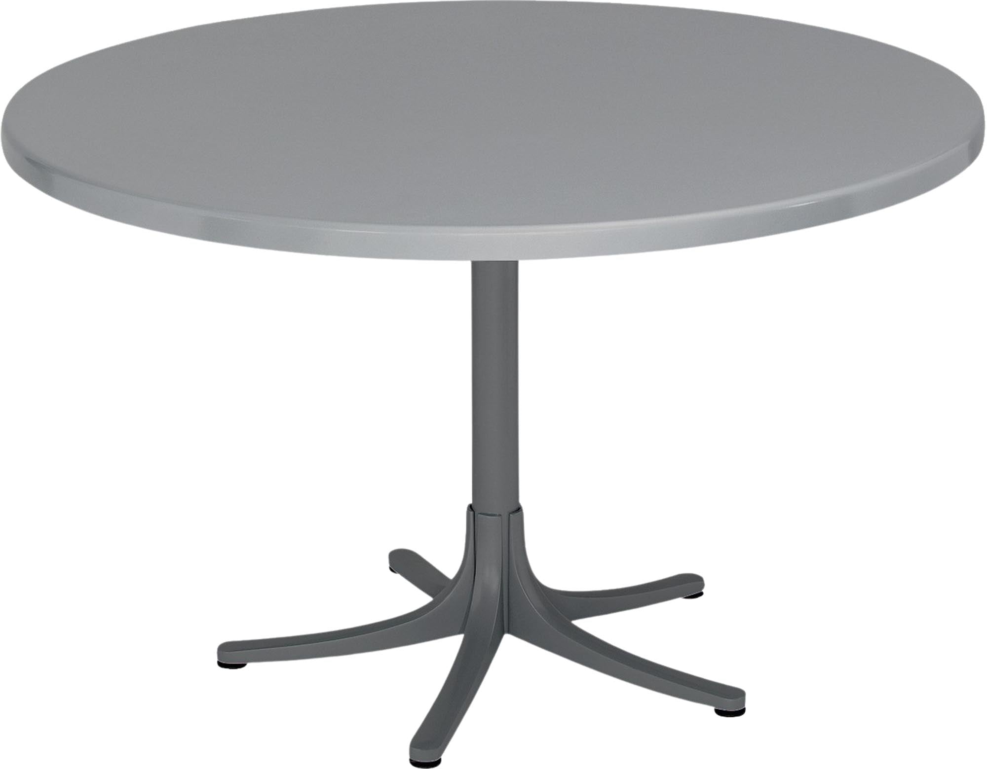 Fiberglastisch Schaffhausen ⌀ 100 – eleganter Tisch für stilvolle Terrassen und Balkone, ideal für gesellige Stunden im Freien.