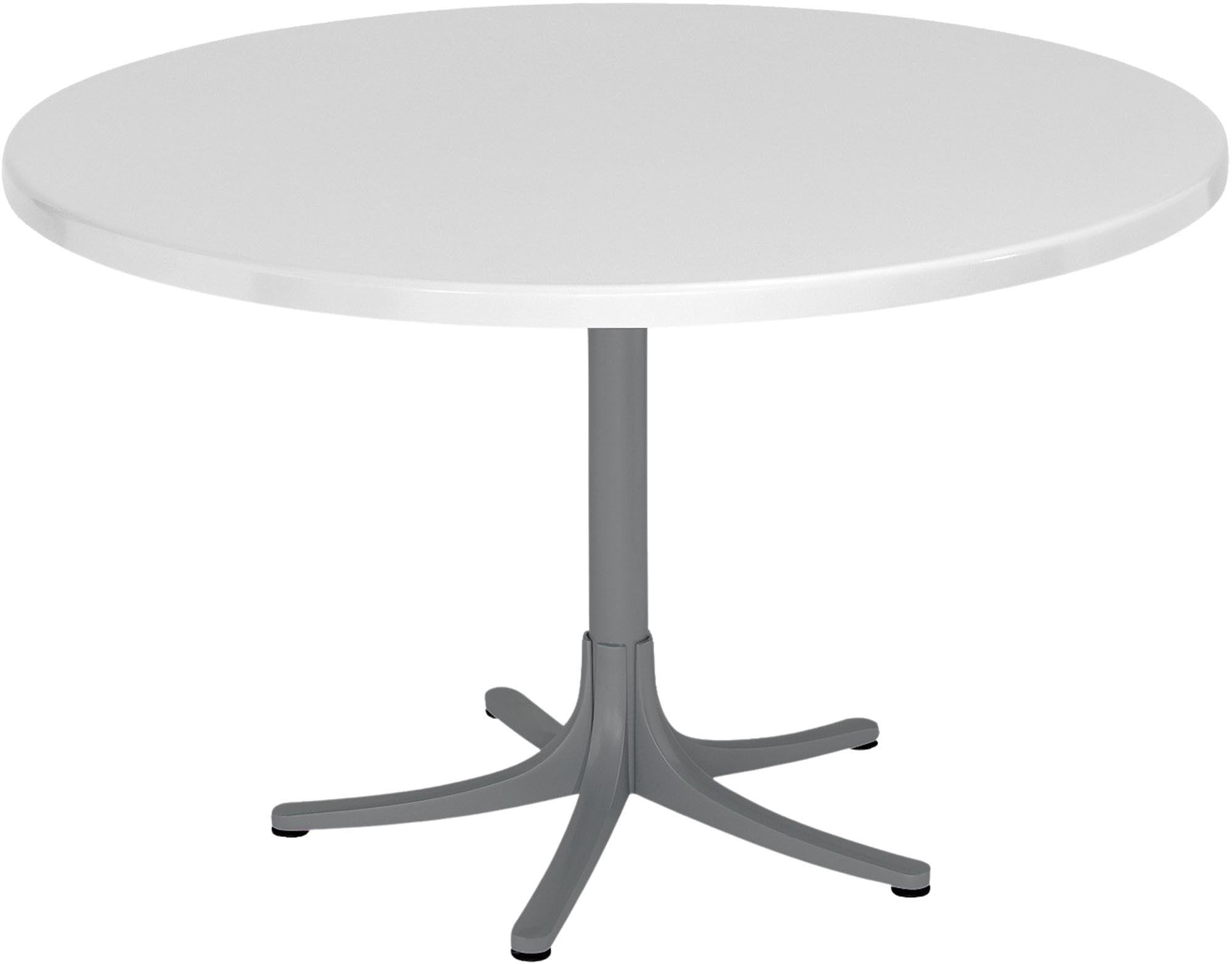 Hochwertiger Fiberglastisch Schaffhausen ⌀ 100 – wetterfest, langlebig, modernes Design, Schweizer Qualität, hitze- & UV-beständig, ideal für Garten, Terrasse & Balkon.