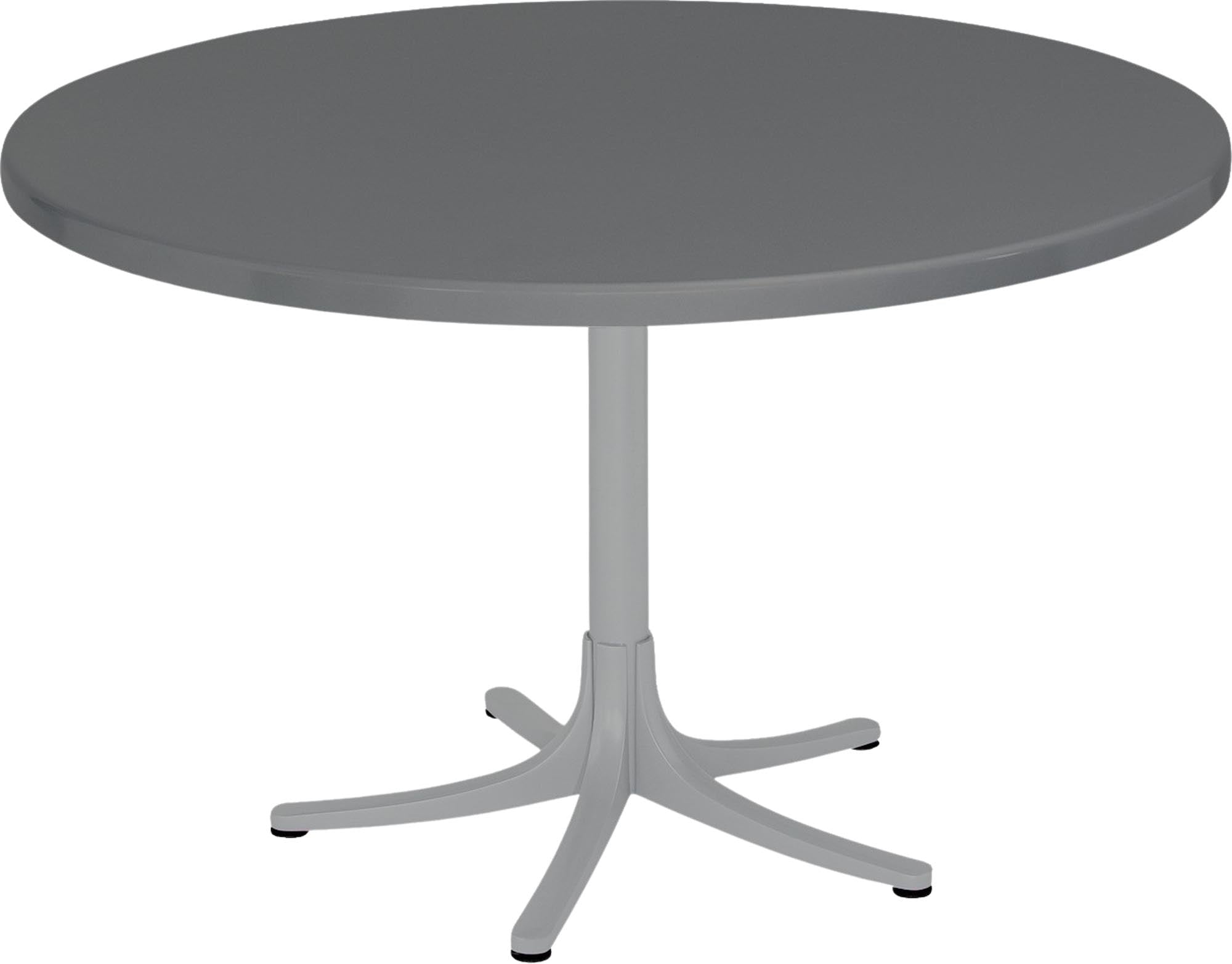 Eleganter Fiberglastisch Schaffhausen ⌀ 75 für moderne Aussenbereiche.