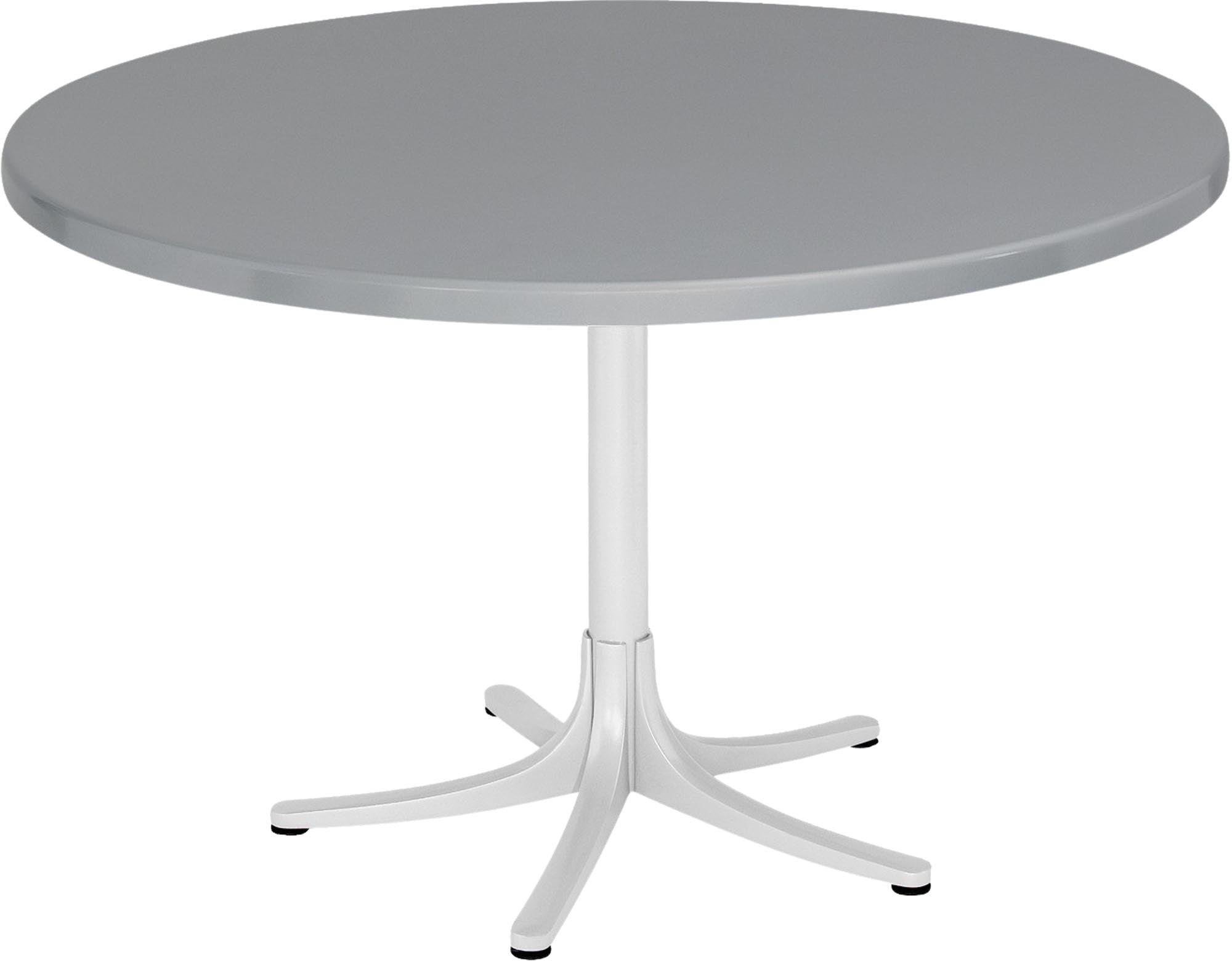 Eleganter Fiberglastisch Schaffhausen ⌀ 75 für moderne Aussenbereiche.