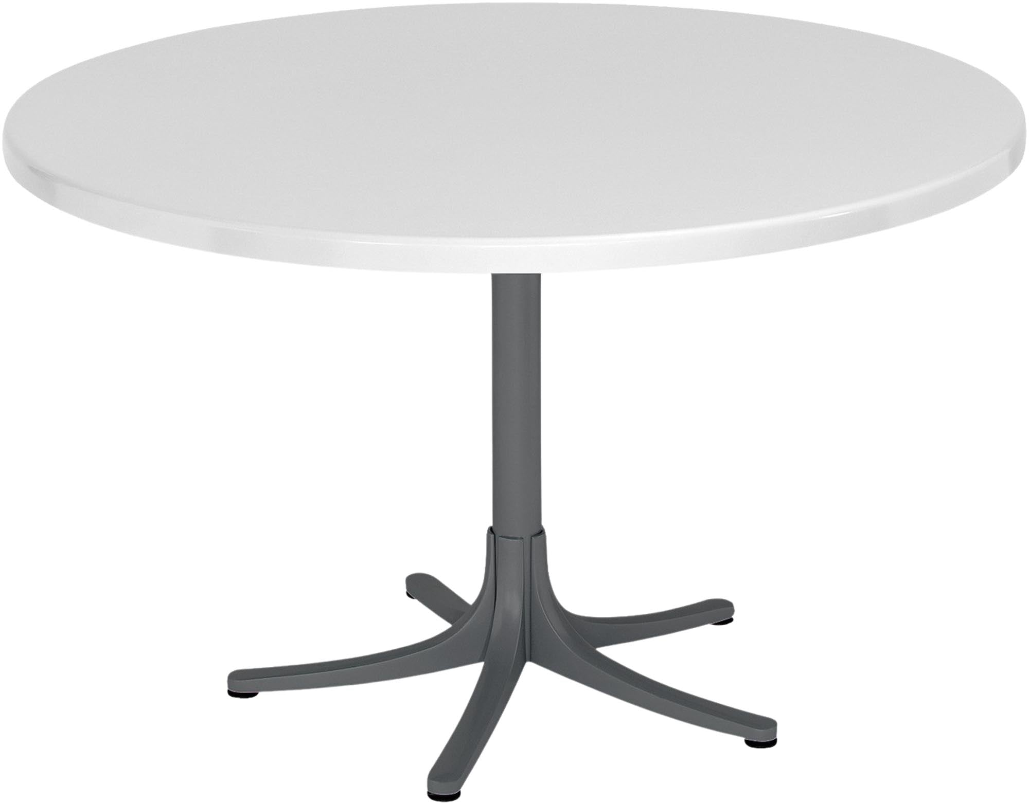 Fiberglastisch Schaffhausen ⌀ 75 – zeitloses Design für Terrassen.