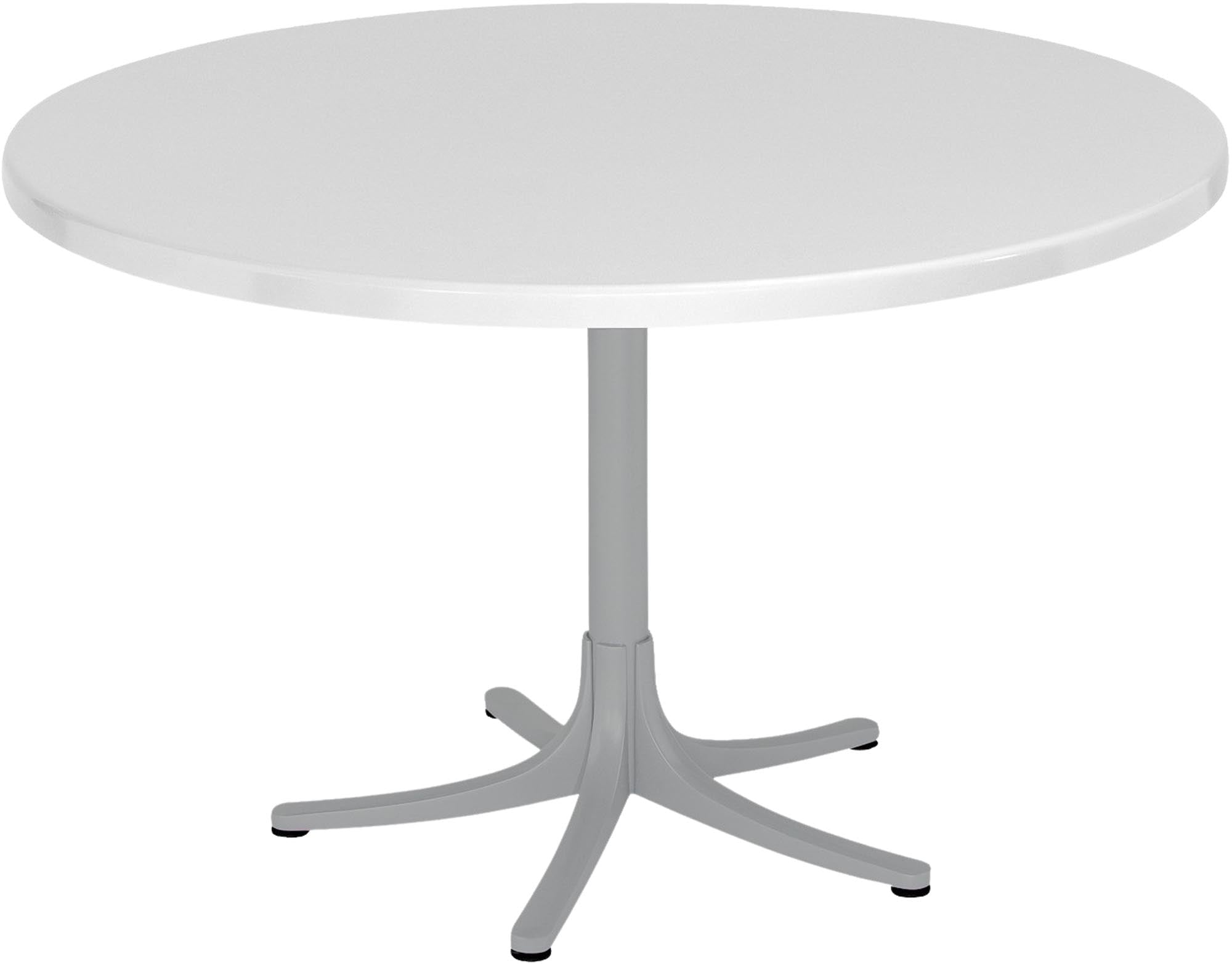 Fiberglastisch Schaffhausen ⌀ 75 – eleganter Tisch für stilvolle Außenbereiche, ideal für Garten und Balkon.