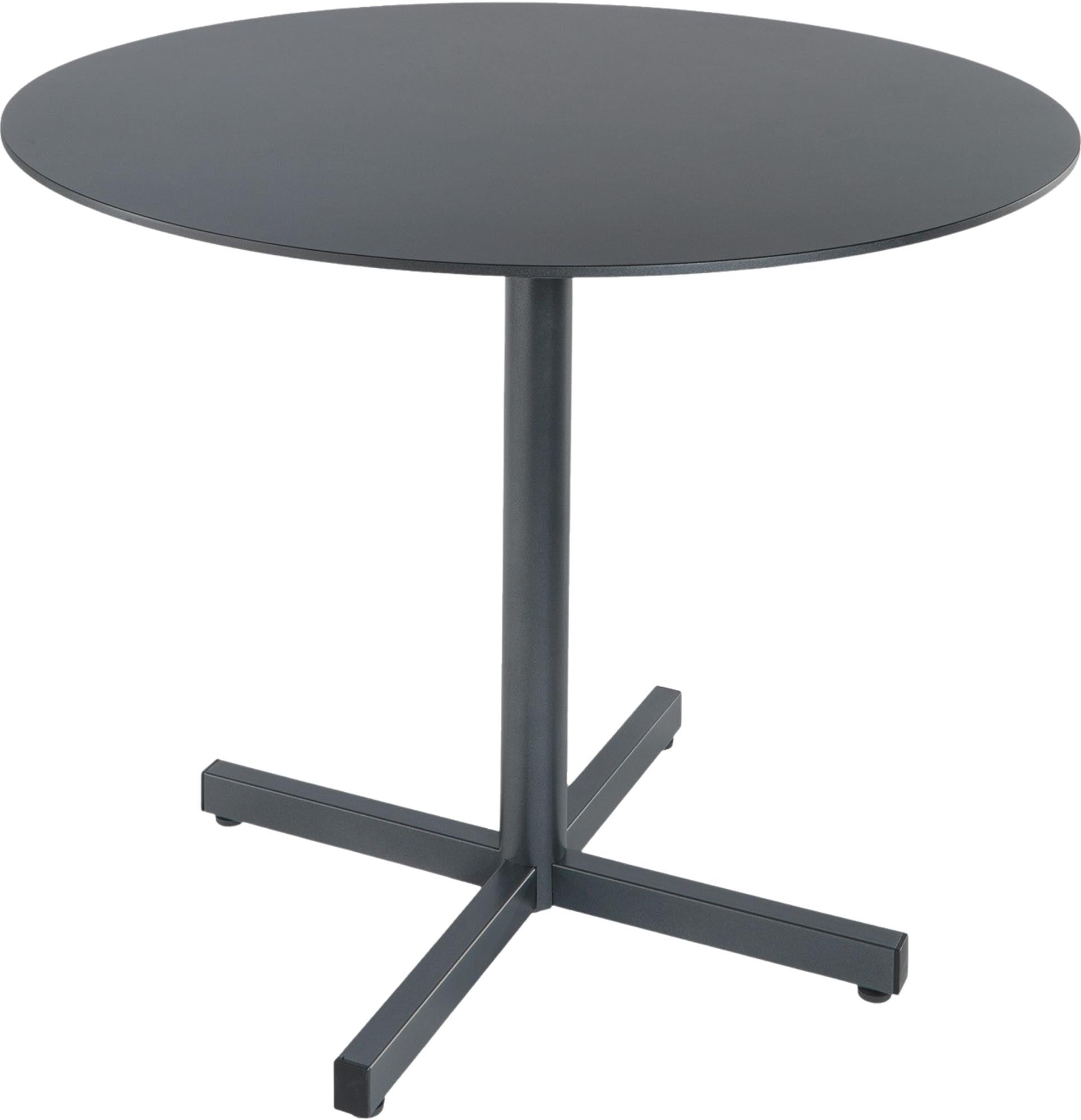 Eleganter, wetterfester Luzern Glasfaser-Gartentisch ø80, klappbar & ausziehbar, UV-beständig, robust, pflegeleicht, ideal für Balkon und Garten.