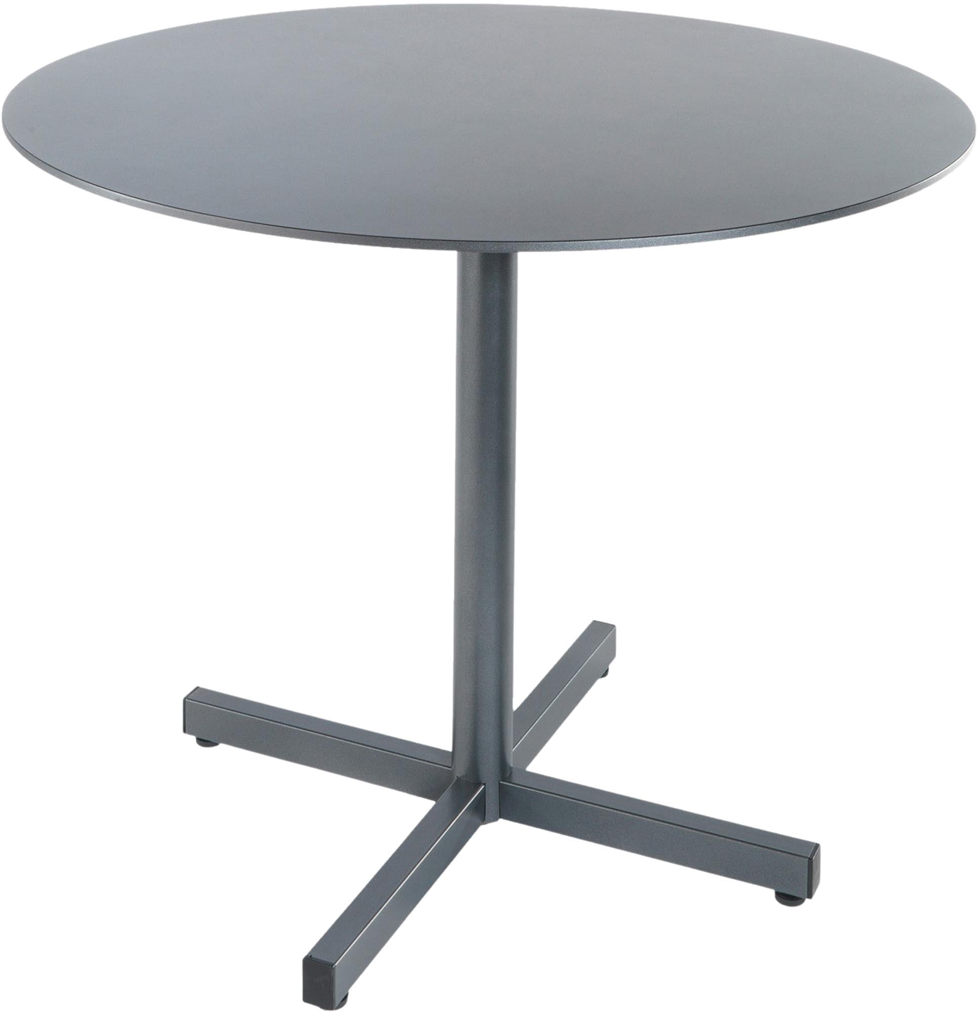 Luzern Glasfaser-Gartentisch ø80, klappbar & ausziehbar, wetterfest, UV-beständig, robust, leicht zu reinigen, perfekt für Garten, Balkon & Terrasse.