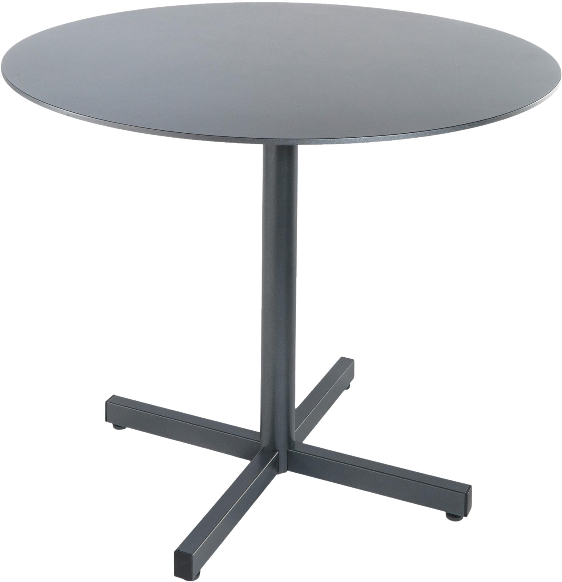 Luzern Glasfaser-Gartentisch ø80, klappbar & ausziehbar, wetterfest, UV-beständig, robust, leicht zu reinigen, perfekt für Garten, Balkon & Terrasse.