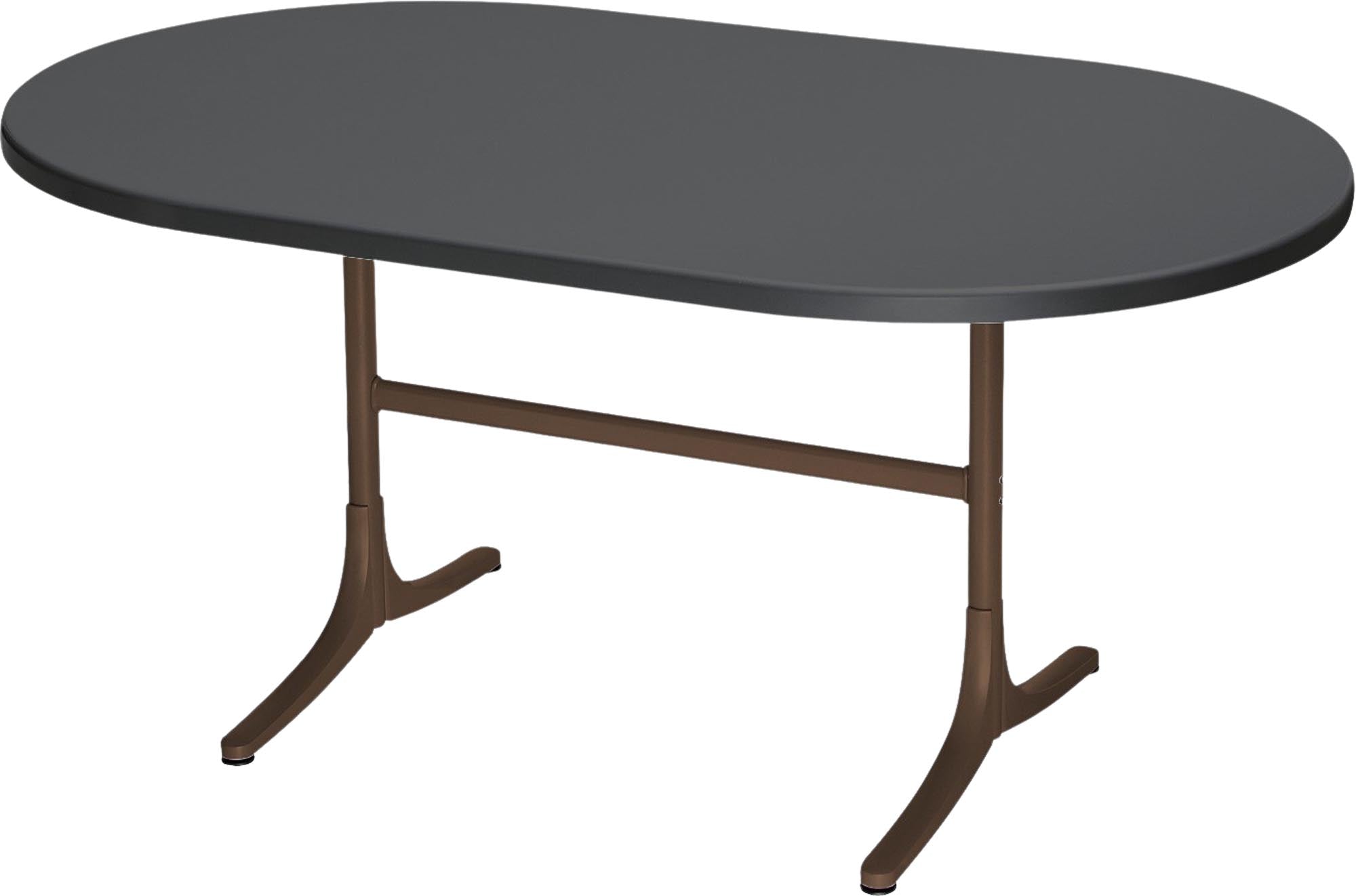 Eleganter Fiberglastisch Schaffhausen oval für stilvolle Aussenbereiche.