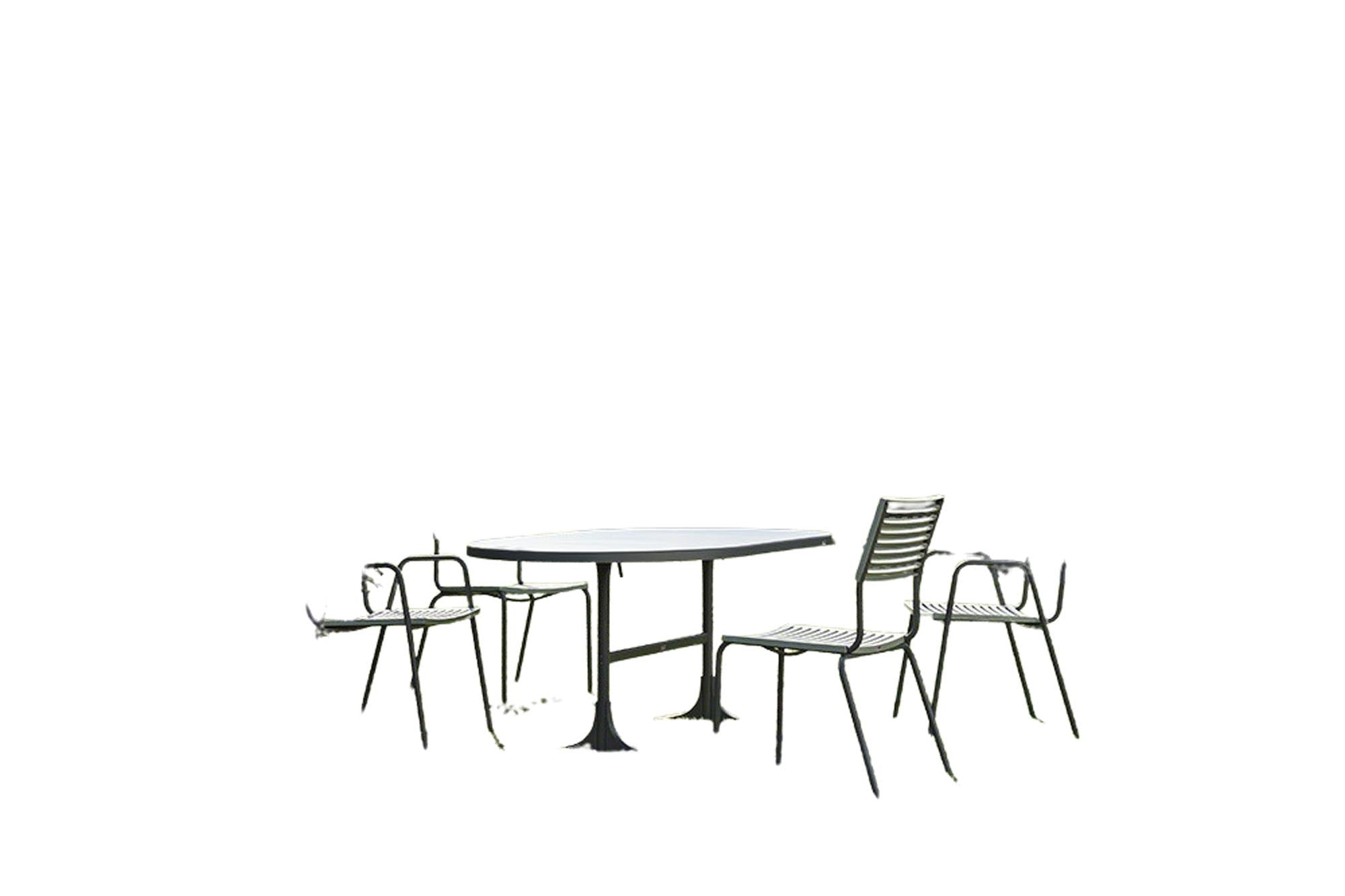 Ovaler Gartentisch aus langlebigen Glasfaserplatten, klappbar und ideal für den Außenbereich, Maße 160x95 cm, stilvoll und funktional.