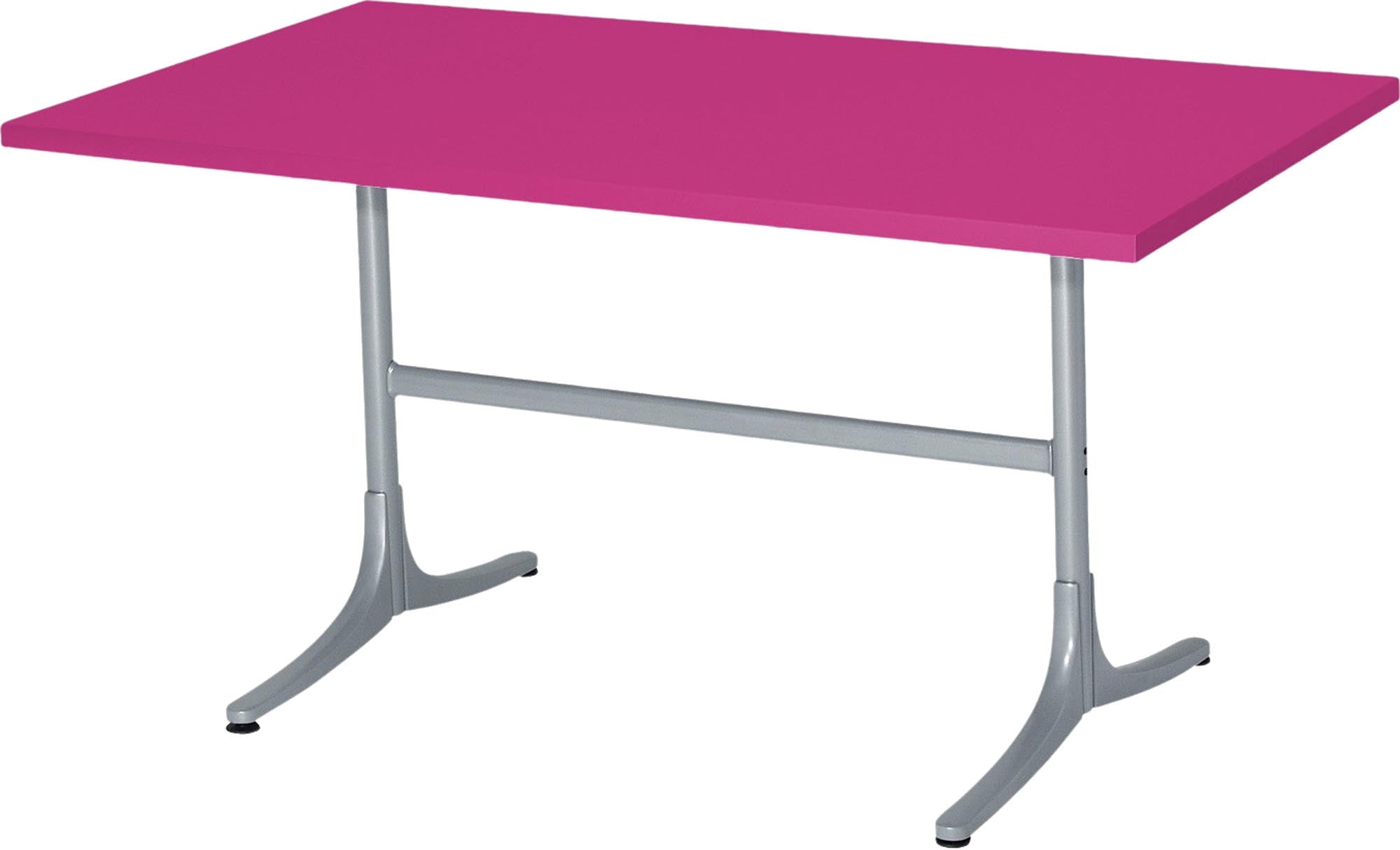 Robuster Metalltisch Arbon 100x65 von Schaffner: Langlebig, flexibel und ideal für jeden Raum. Entdecke vielseitige Designs und passende Stühle!