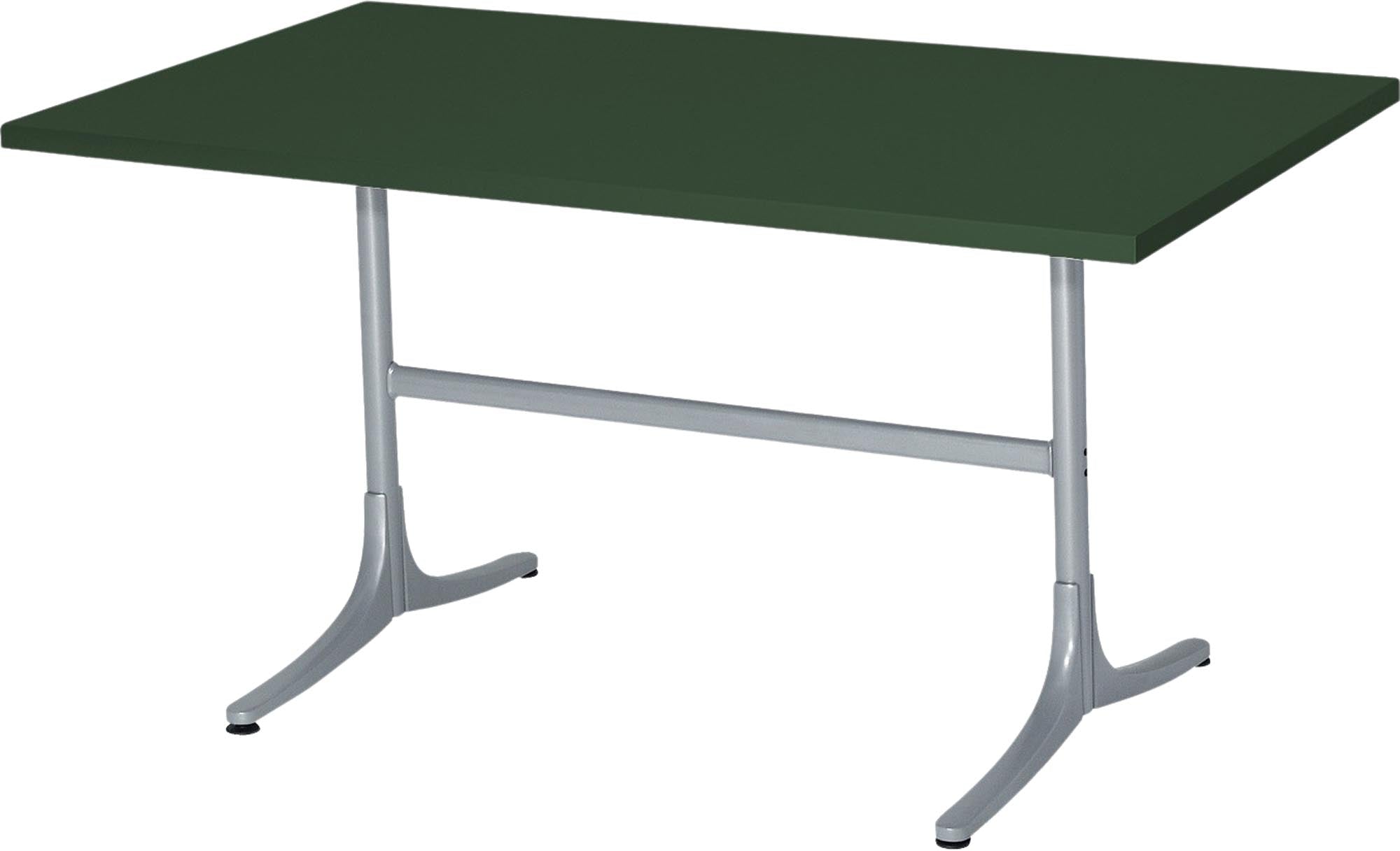 Entdecke den langlebigen Metalltisch Arbon 100 x 65 von Schaffner – ideal für flexible Wohnlösungen und maximale Beinfreiheit.