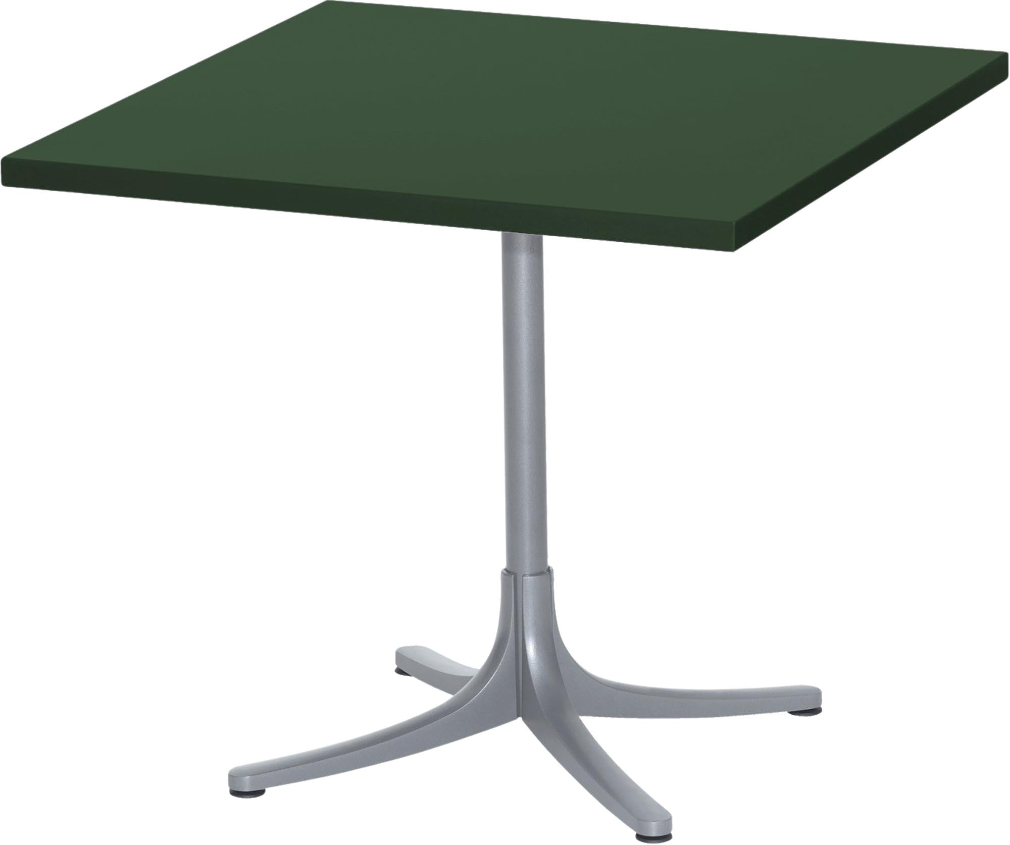 Eleganter Schaffner Metalltisch Arbon 80x80 für Balkon und Garten.