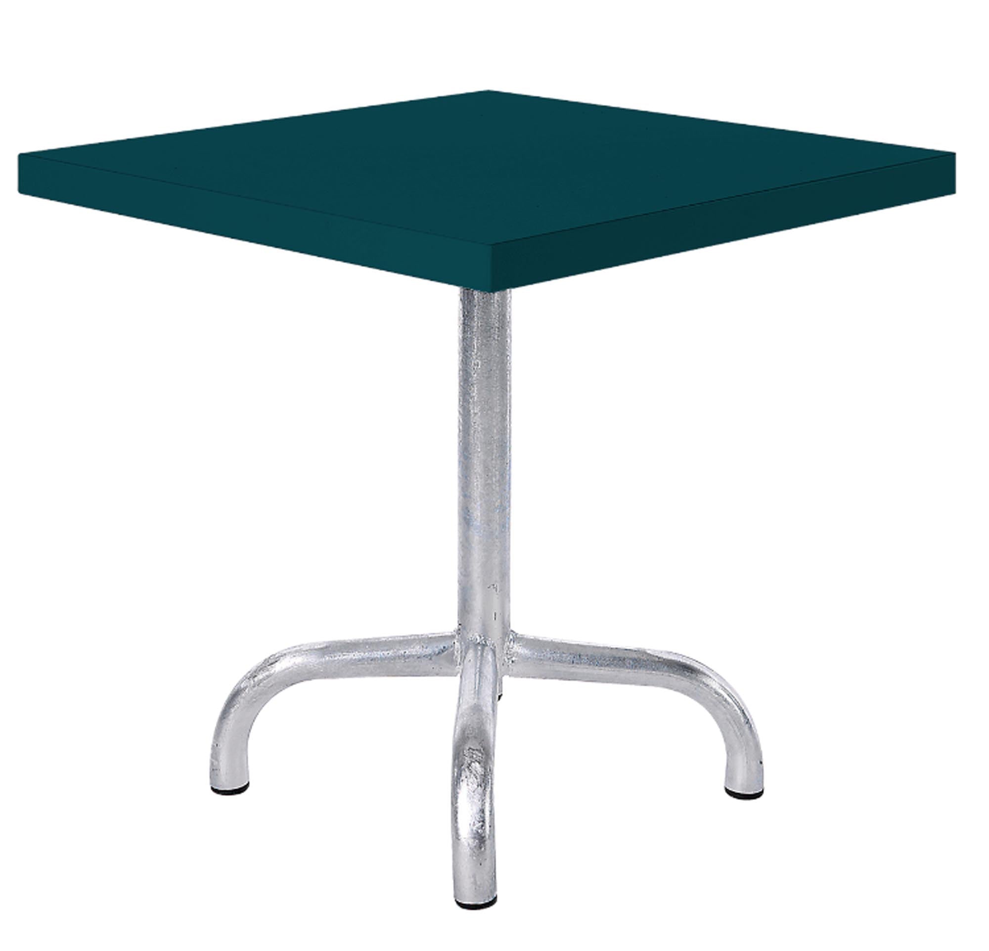 Säntis Metall-Beistelltisch Outdoor 50x50 / 50 in Kaliblau präsentiert im Onlineshop von KAQTU Design AG. Beistelltisch Outdoor ist von Schaffner