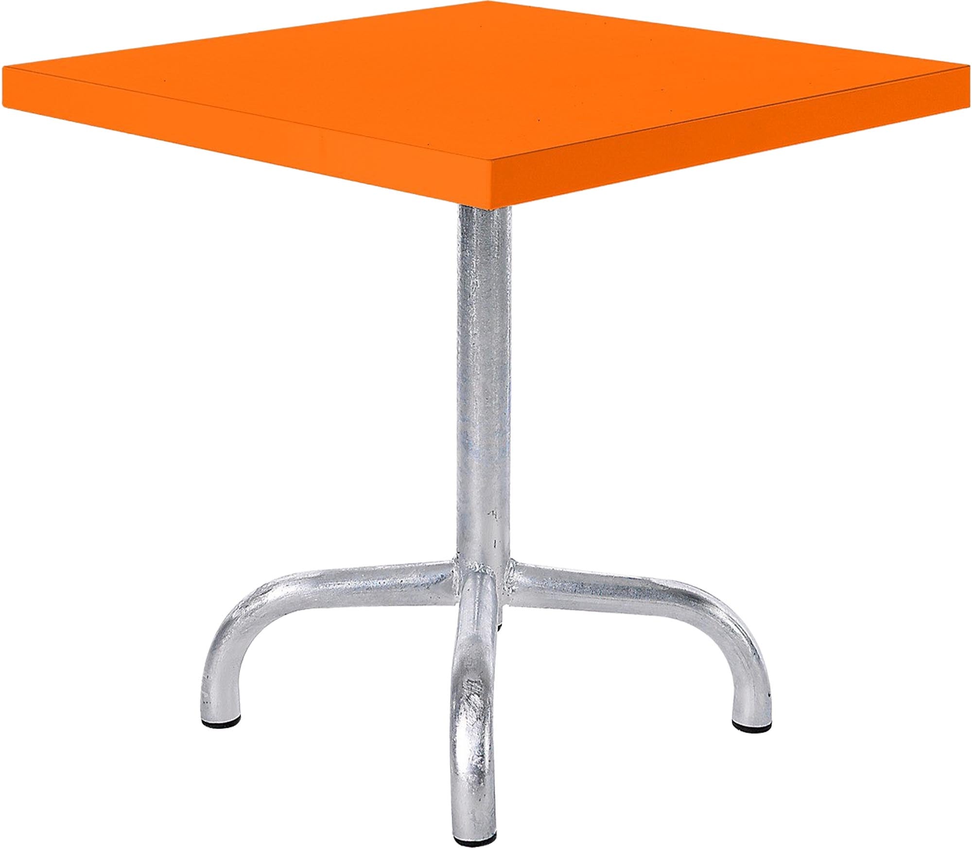 Robuster Säntis Metall-Beistelltisch 50x50 cm für den Außenbereich. Wetterfest, rostfrei, leicht zu reinigen und stilvoll – ideal für Garten, Balkon und Terrasse.
