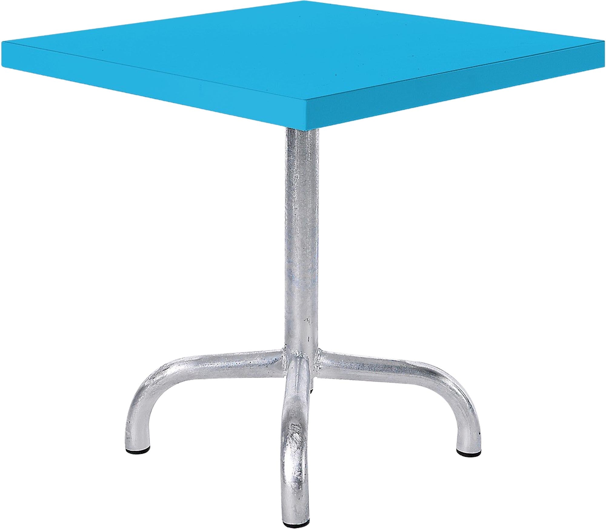 Säntis Metall-Beistelltisch Outdoor 50x50 / 50 in Türkis präsentiert im Onlineshop von KAQTU Design AG. Beistelltisch Outdoor ist von Schaffner