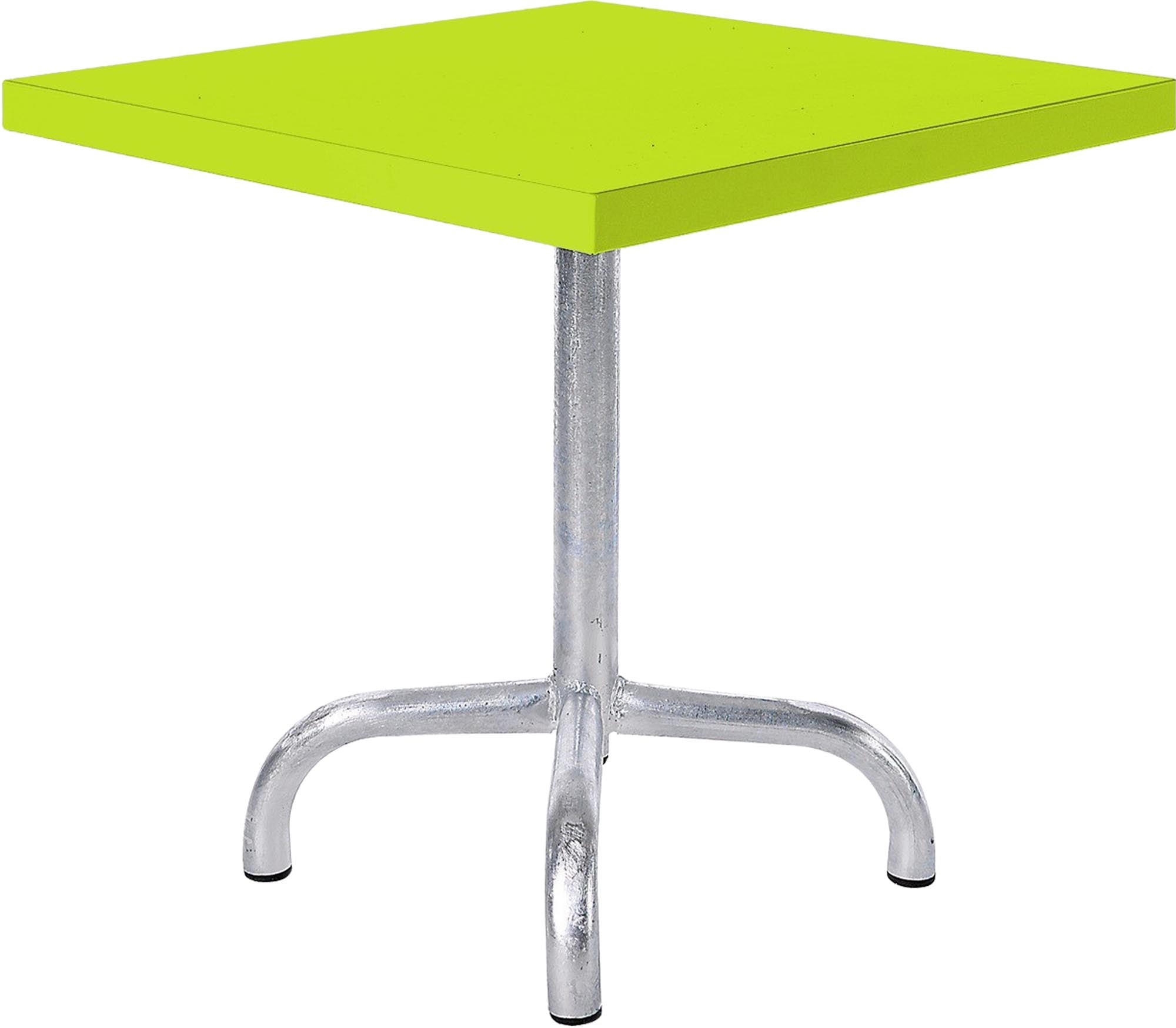 Säntis Metall-Beistelltisch Outdoor 50x50 / 50 in Hellgrün präsentiert im Onlineshop von KAQTU Design AG. Beistelltisch Outdoor ist von Schaffner