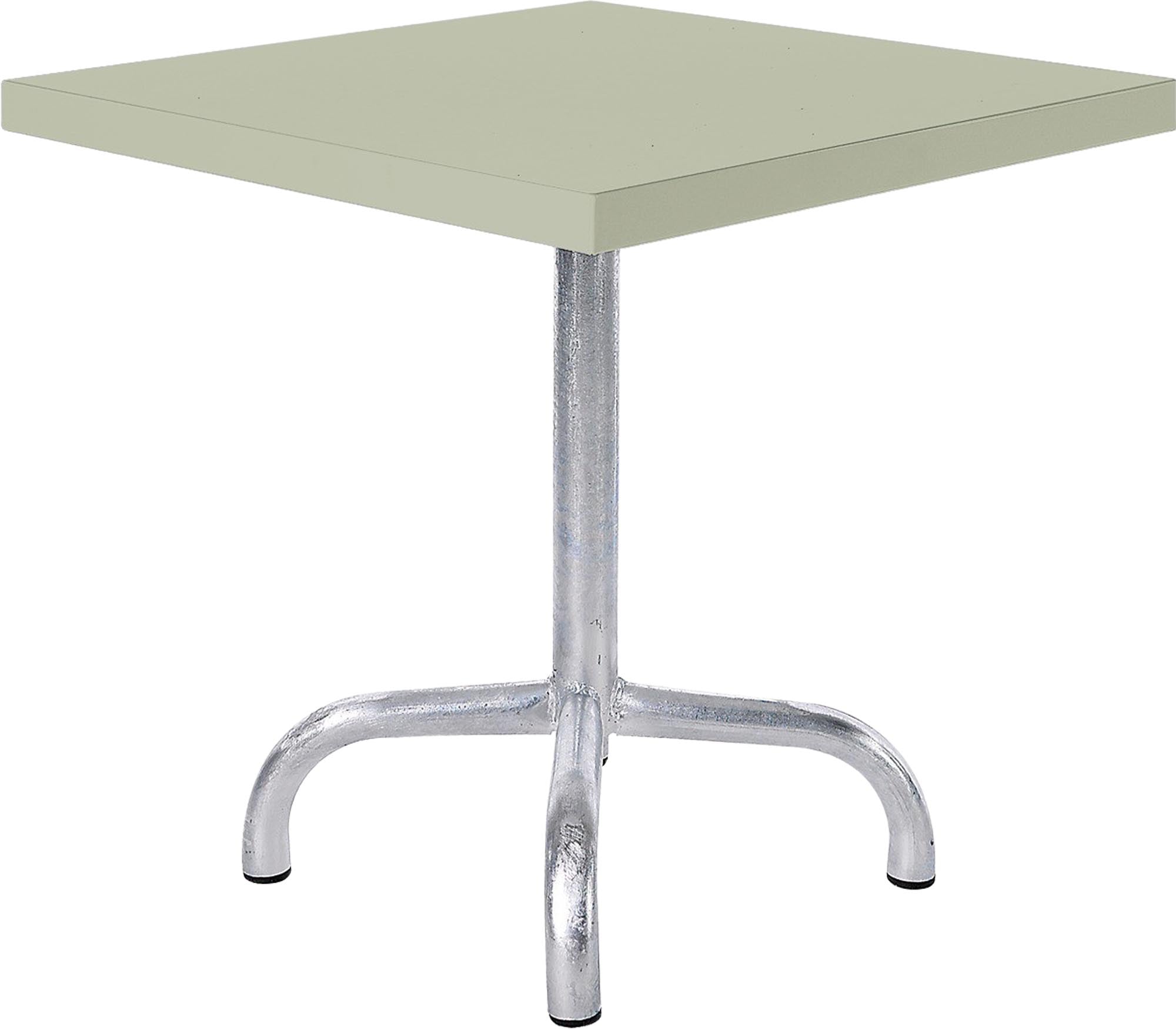 Säntis Metall-Beistelltisch Outdoor 50x50 / 50 in Pastellgrün präsentiert im Onlineshop von KAQTU Design AG. Beistelltisch Outdoor ist von Schaffner