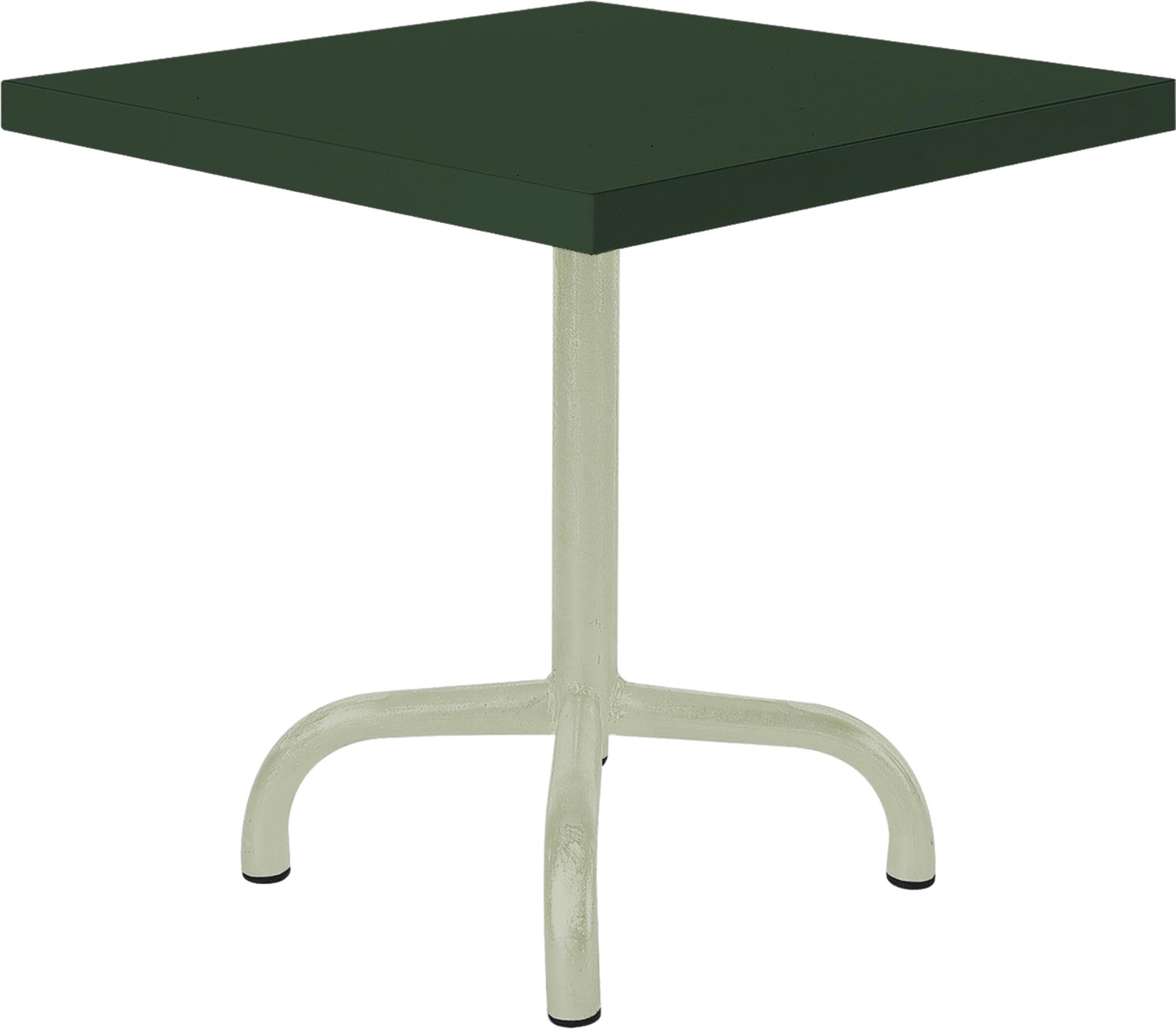Säntis Metall-Beistelltisch Outdoor 50x50 / 50 in Tannengrün präsentiert im Onlineshop von KAQTU Design AG. Beistelltisch Outdoor ist von Schaffner