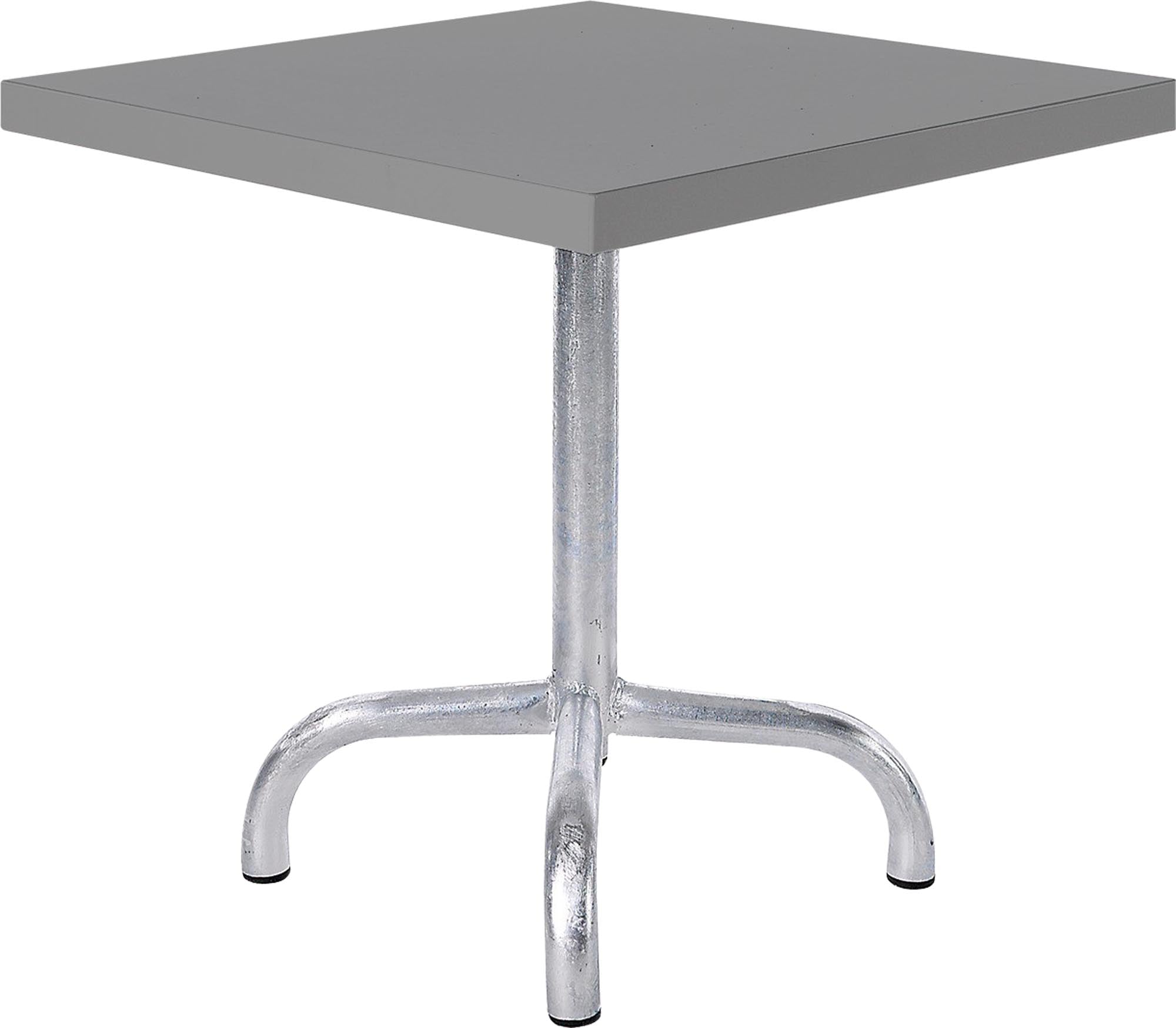 Säntis Metall-Beistelltisch Outdoor 50x50 / 50 in Alusilber präsentiert im Onlineshop von KAQTU Design AG. Beistelltisch Outdoor ist von Schaffner