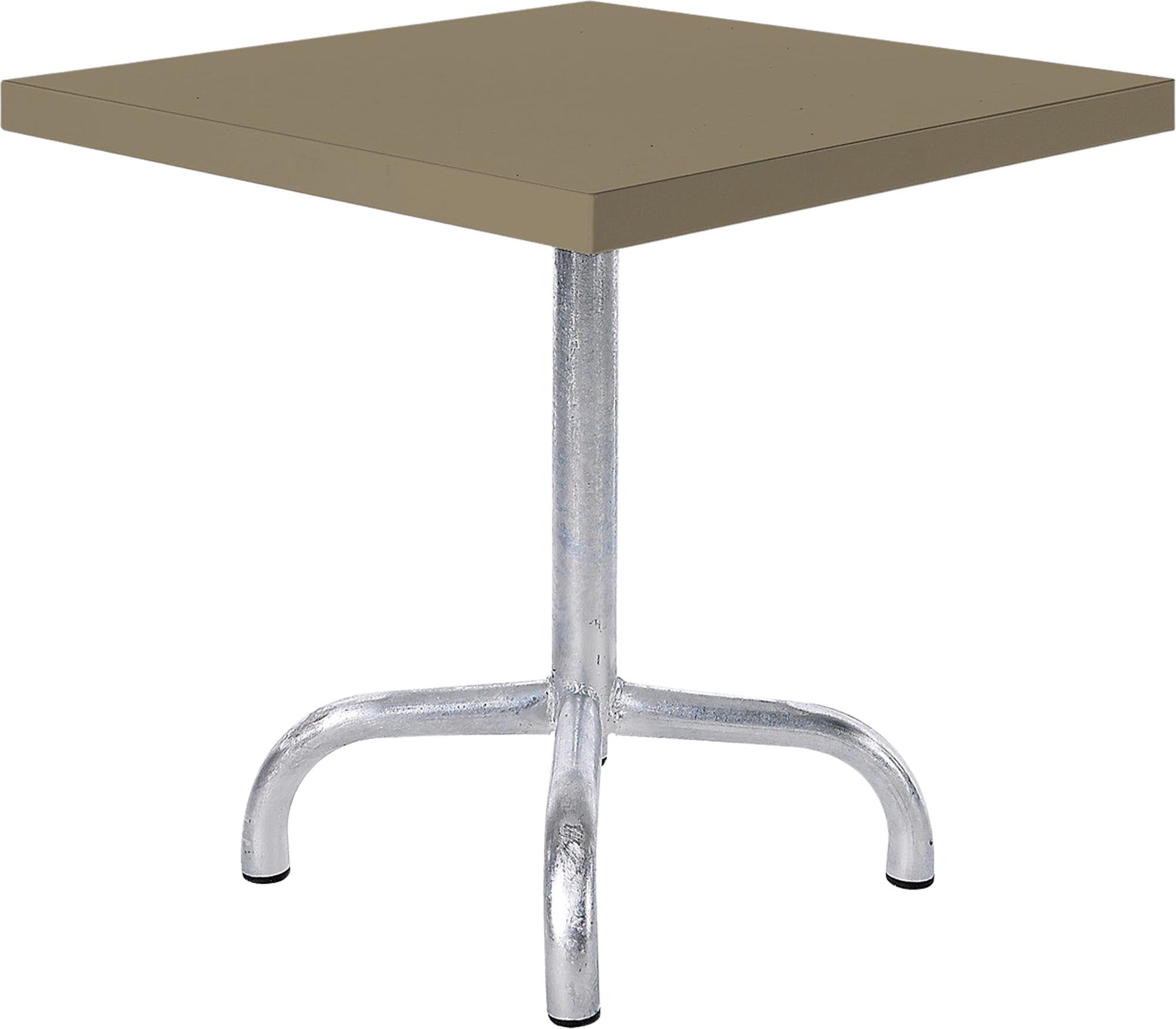 Säntis Metall-Beistelltisch Outdoor 50x50 / 50 in Champagner präsentiert im Onlineshop von KAQTU Design AG. Beistelltisch Outdoor ist von Schaffner