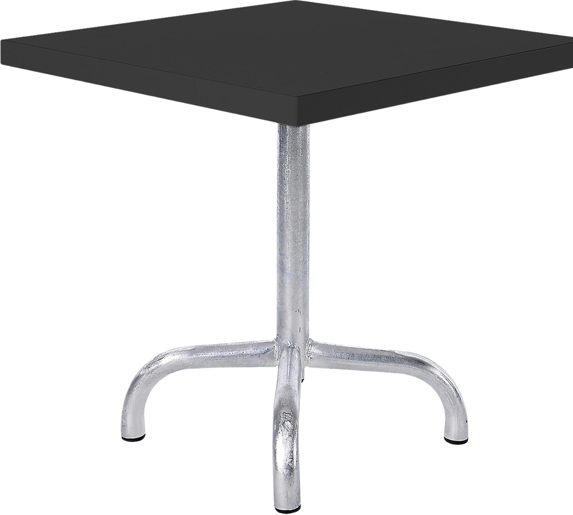 Säntis Metall-Beistelltisch Outdoor 50x50 / 50 in Schwarz präsentiert im Onlineshop von KAQTU Design AG. Beistelltisch Outdoor ist von Schaffner