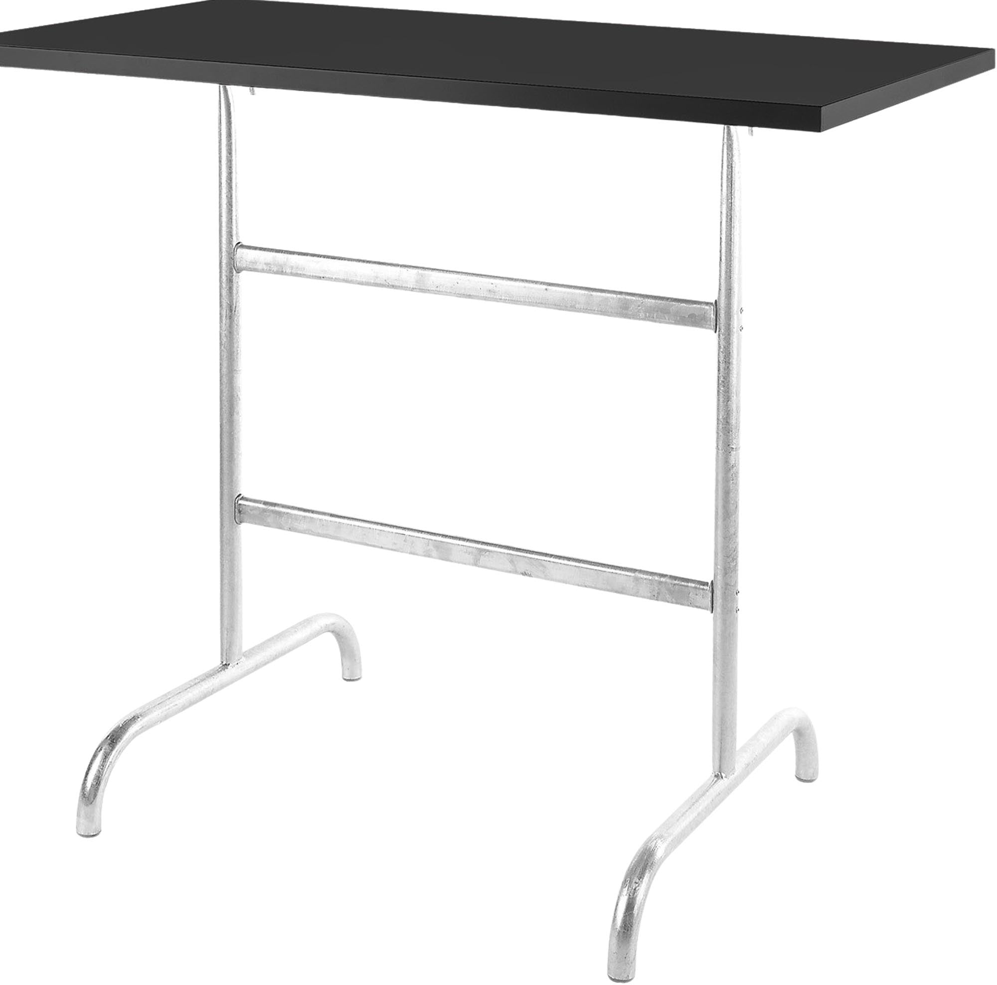 Säntis Metall-Stehtisch Outdoor 130x70 /110 klappbar in Schwarz präsentiert im Onlineshop von KAQTU Design AG. Hochtisch Outdoor ist von Schaffner