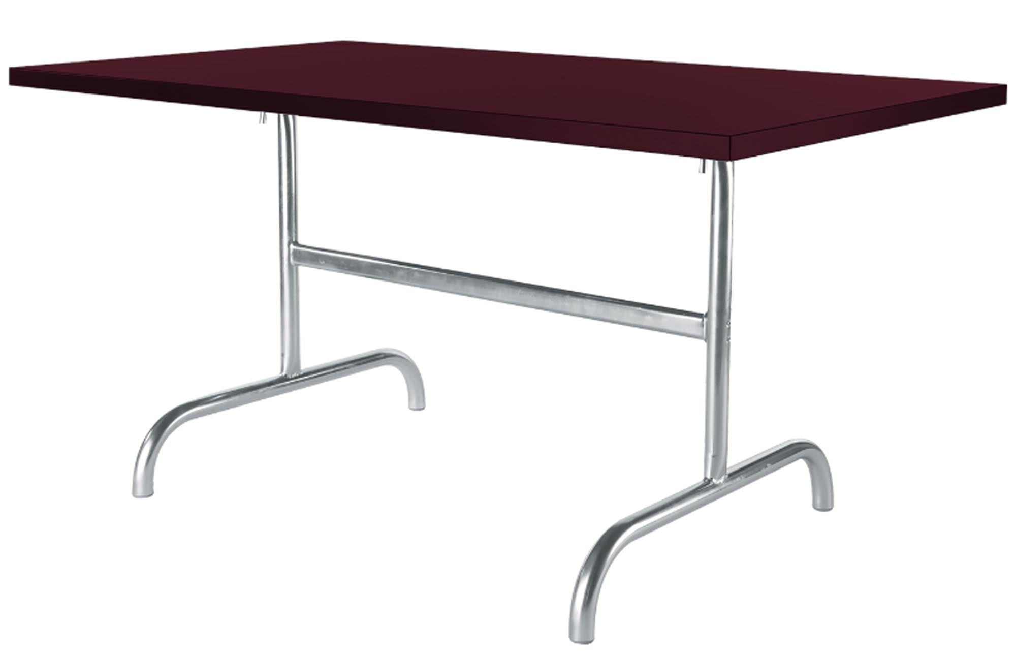 Säntis Metall-Gartentisch 165x90 klappbar in Bordeaux präsentiert im Onlineshop von KAQTU Design AG. Gartentisch ist von Schaffner