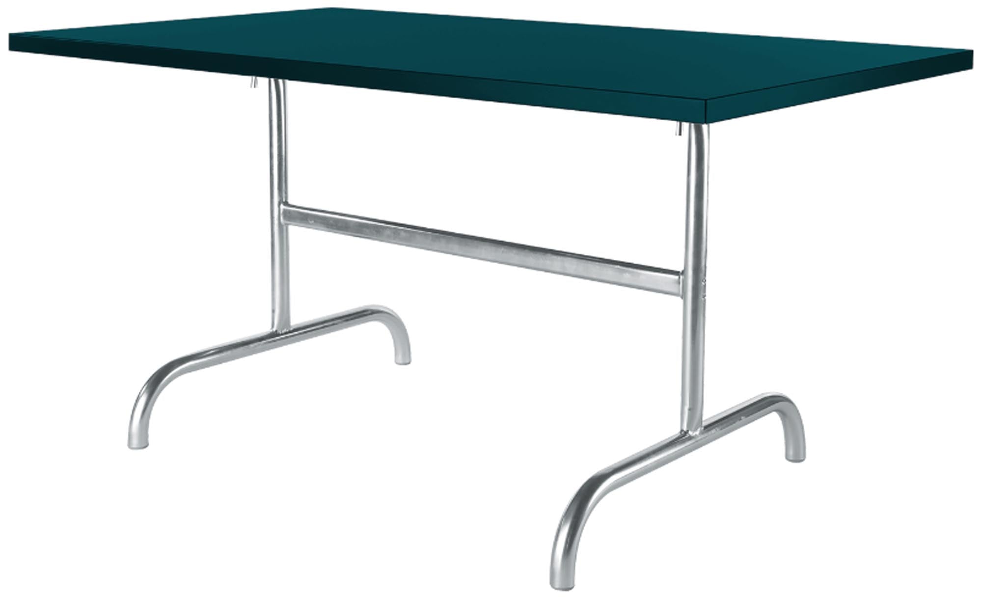 Säntis Metall-Gartentisch 165x90 klappbar in Kaliblau präsentiert im Onlineshop von KAQTU Design AG. Gartentisch ist von Schaffner