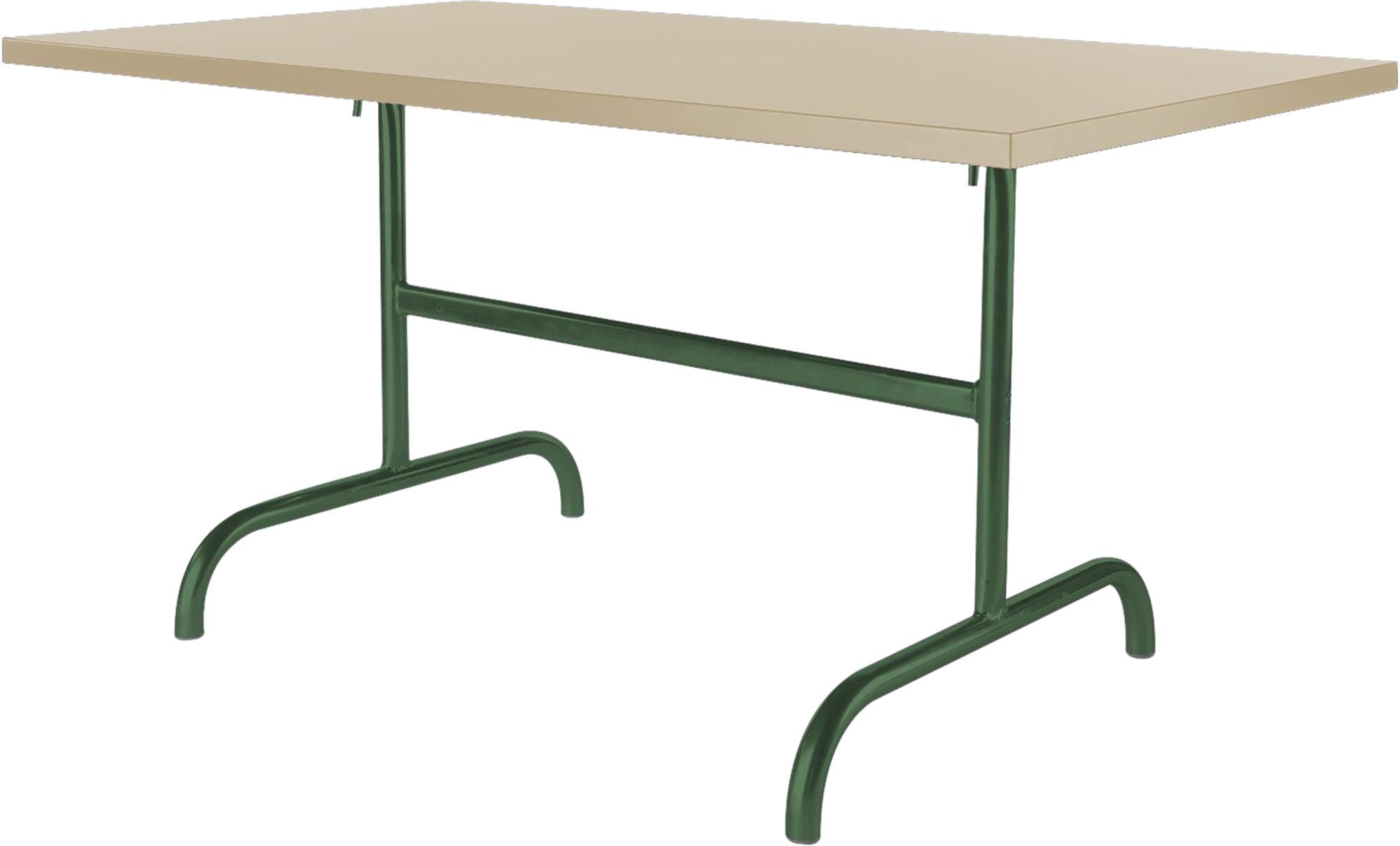 Säntis Metall-Gartentisch 165x90 klappbar in Pastellsand präsentiert im Onlineshop von KAQTU Design AG. Gartentisch ist von Schaffner