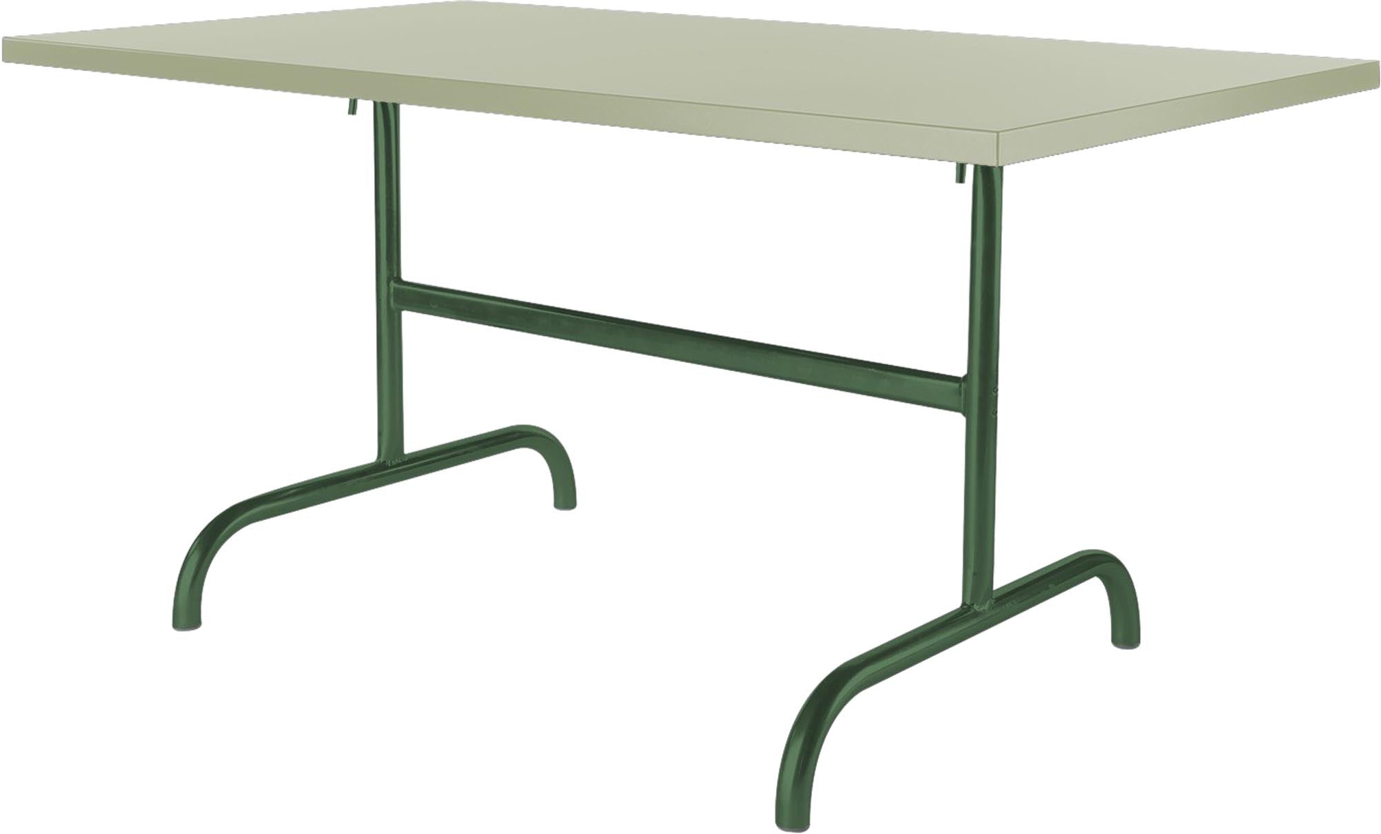 Säntis Metall-Gartentisch 165x90 klappbar in Pastellgrün präsentiert im Onlineshop von KAQTU Design AG. Gartentisch ist von Schaffner