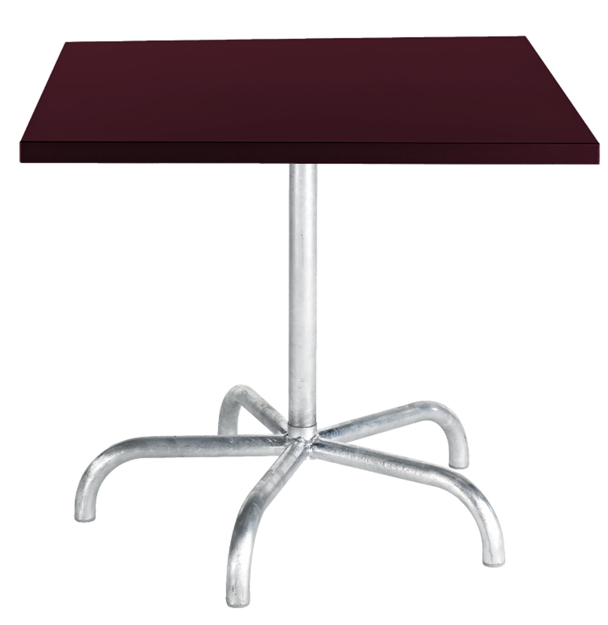 Säntis Metall-Gartentisch 80x80 klappbar in Bordeaux präsentiert im Onlineshop von KAQTU Design AG. Gartentisch ist von Schaffner