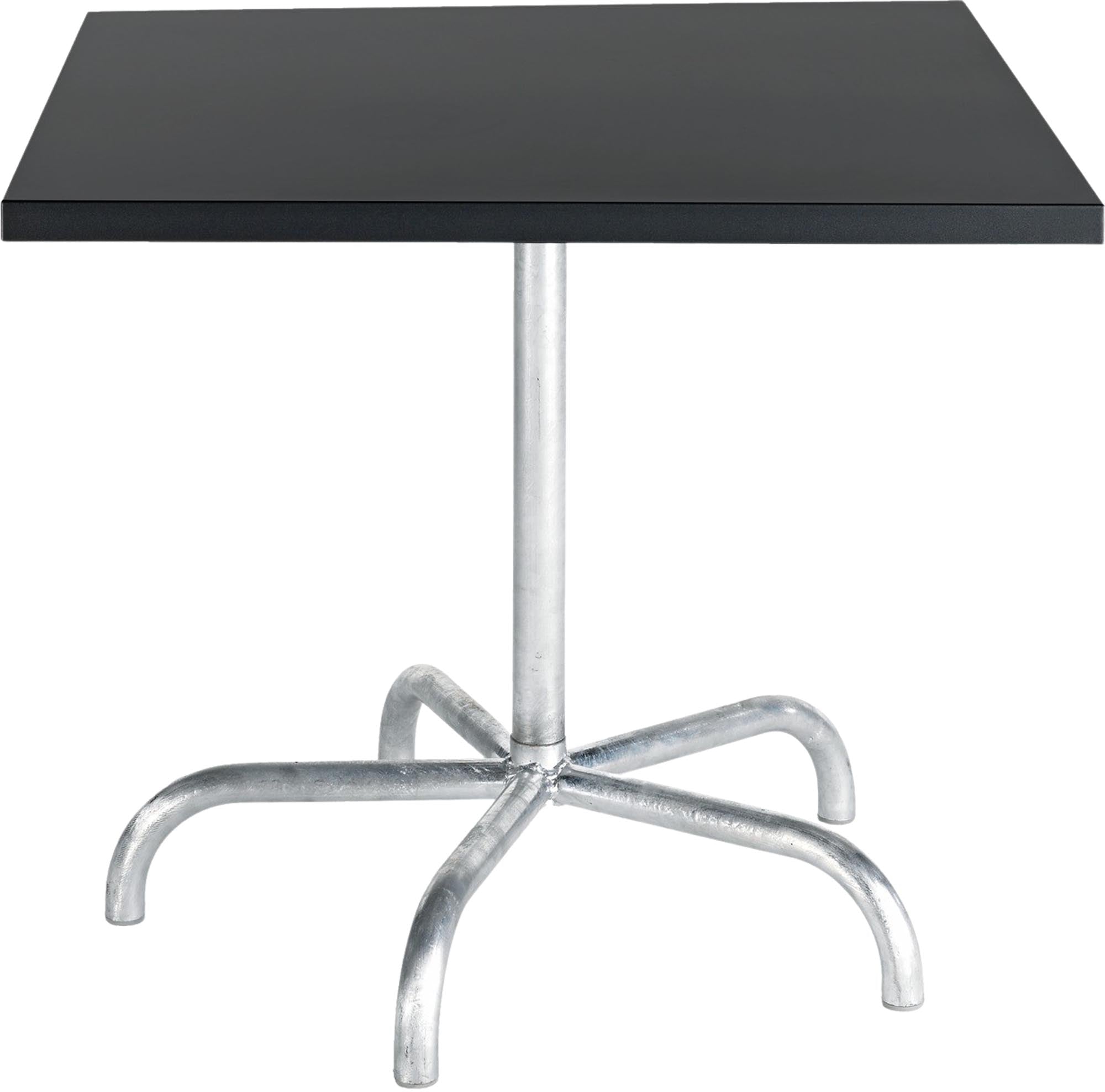 Moderner Tisch Säntis 80x80 von Schaffner für Terrasse und Balkon.