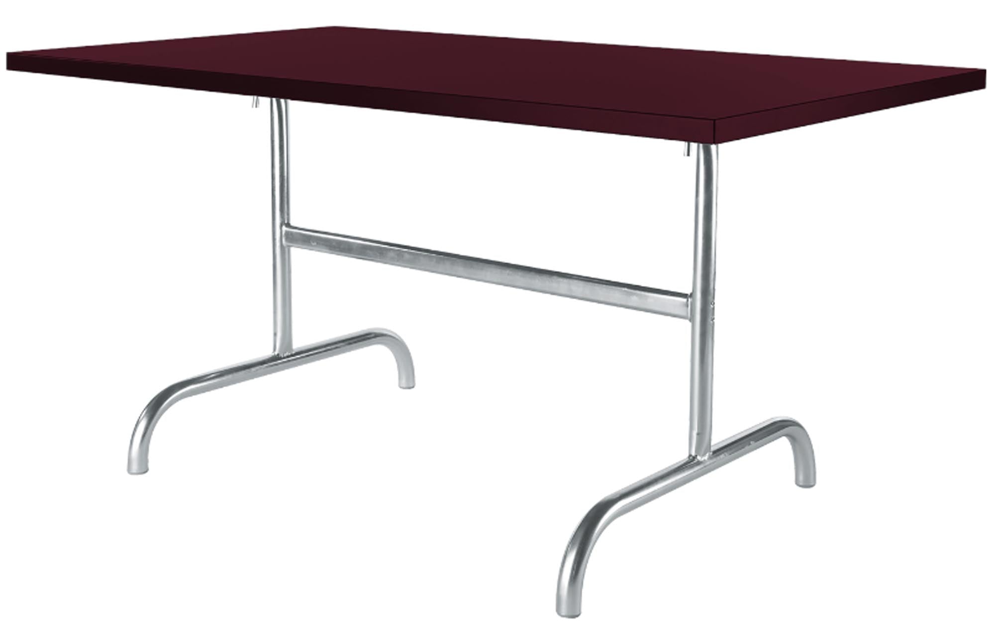 Hochwertiger, klappbarer Säntis Metall-Gartentisch 140x80 aus Schweizer Produktion. Wetterfest, langlebig und platzsparend für Garten, Balkon oder Terrasse.