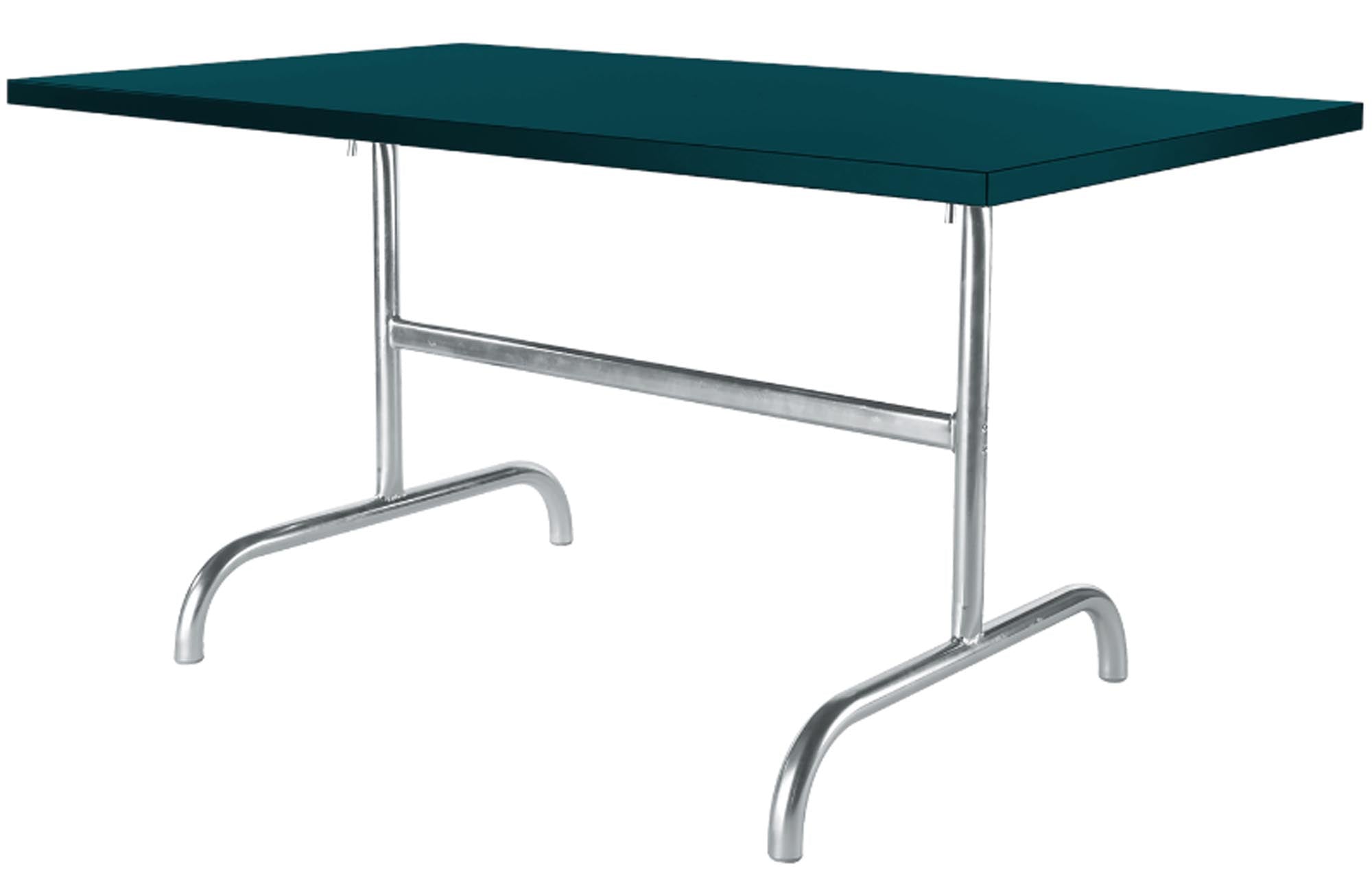 Säntis Metall-Gartentisch 140x80 klappbar in Kaliblau präsentiert im Onlineshop von KAQTU Design AG. Gartentisch ist von Schaffner