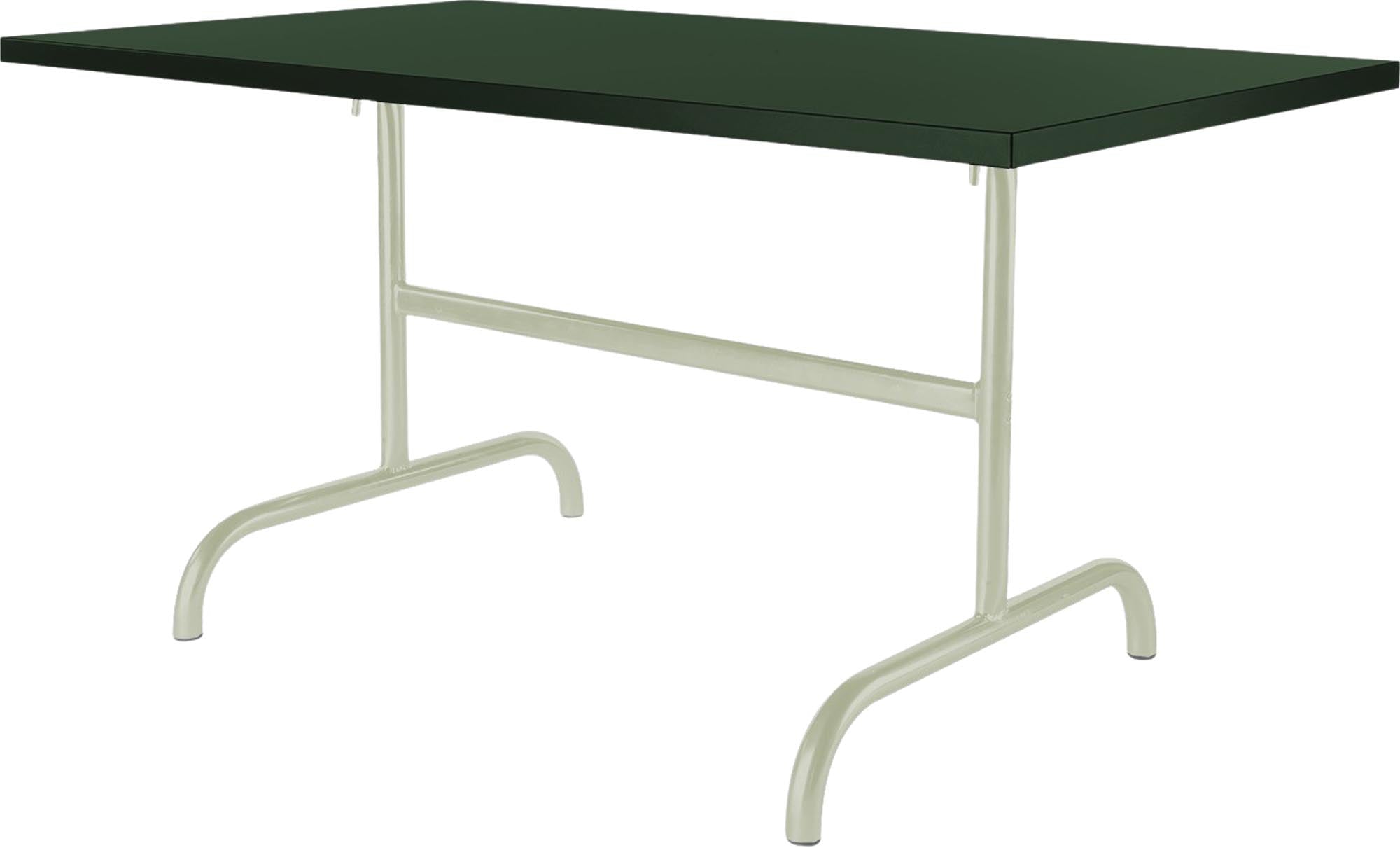 Säntis Metall-Gartentisch 140x80 klappbar in Tannengrün präsentiert im Onlineshop von KAQTU Design AG. Gartentisch ist von Schaffner