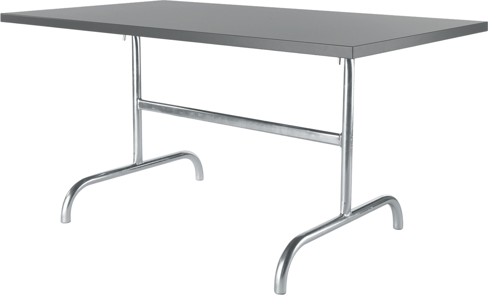 Säntis Metall-Gartentisch 140x80 klappbar in Alusilber präsentiert im Onlineshop von KAQTU Design AG. Gartentisch ist von Schaffner