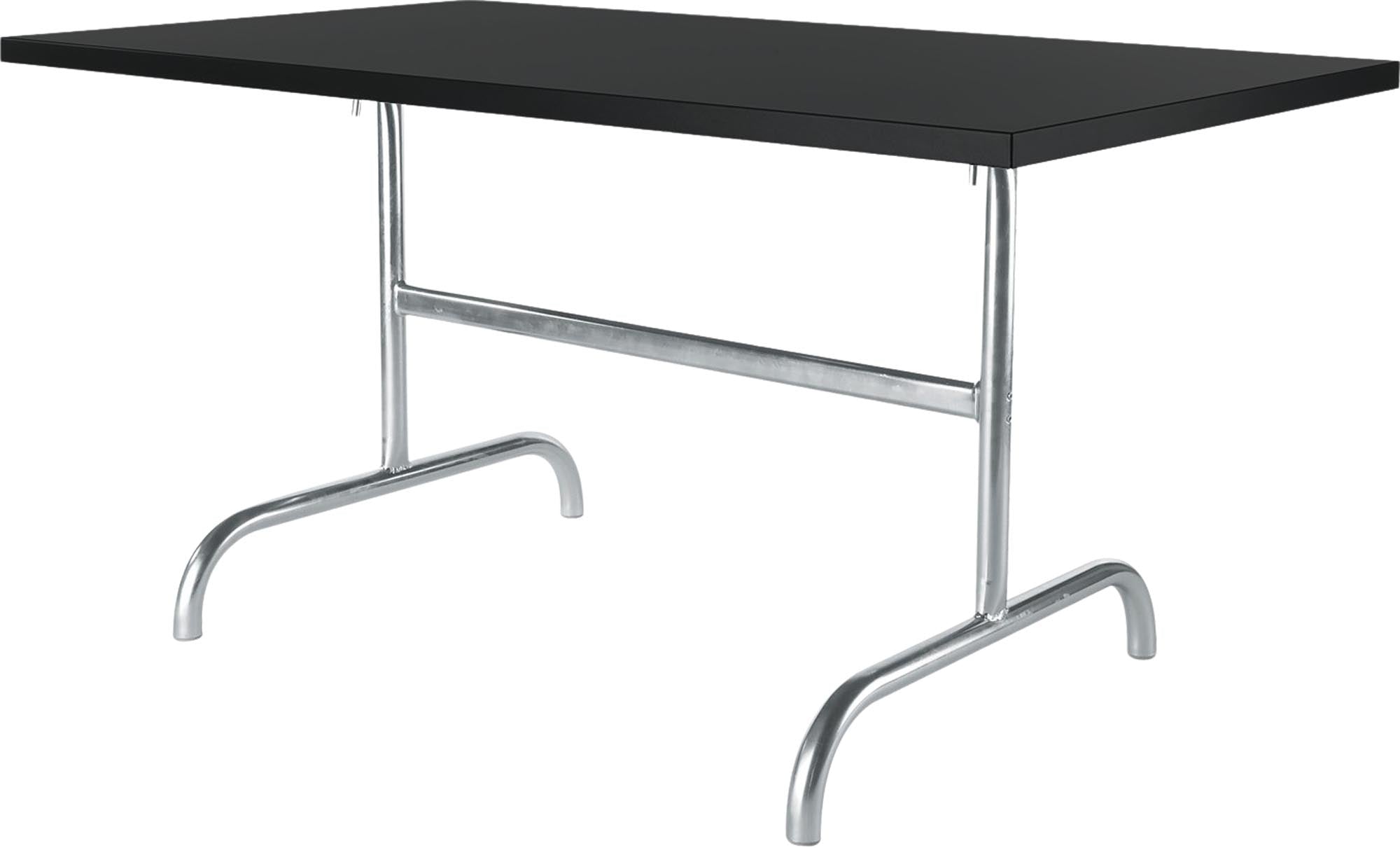 Säntis Metall-Gartentisch 140x80 klappbar in Schwarz präsentiert im Onlineshop von KAQTU Design AG. Gartentisch ist von Schaffner