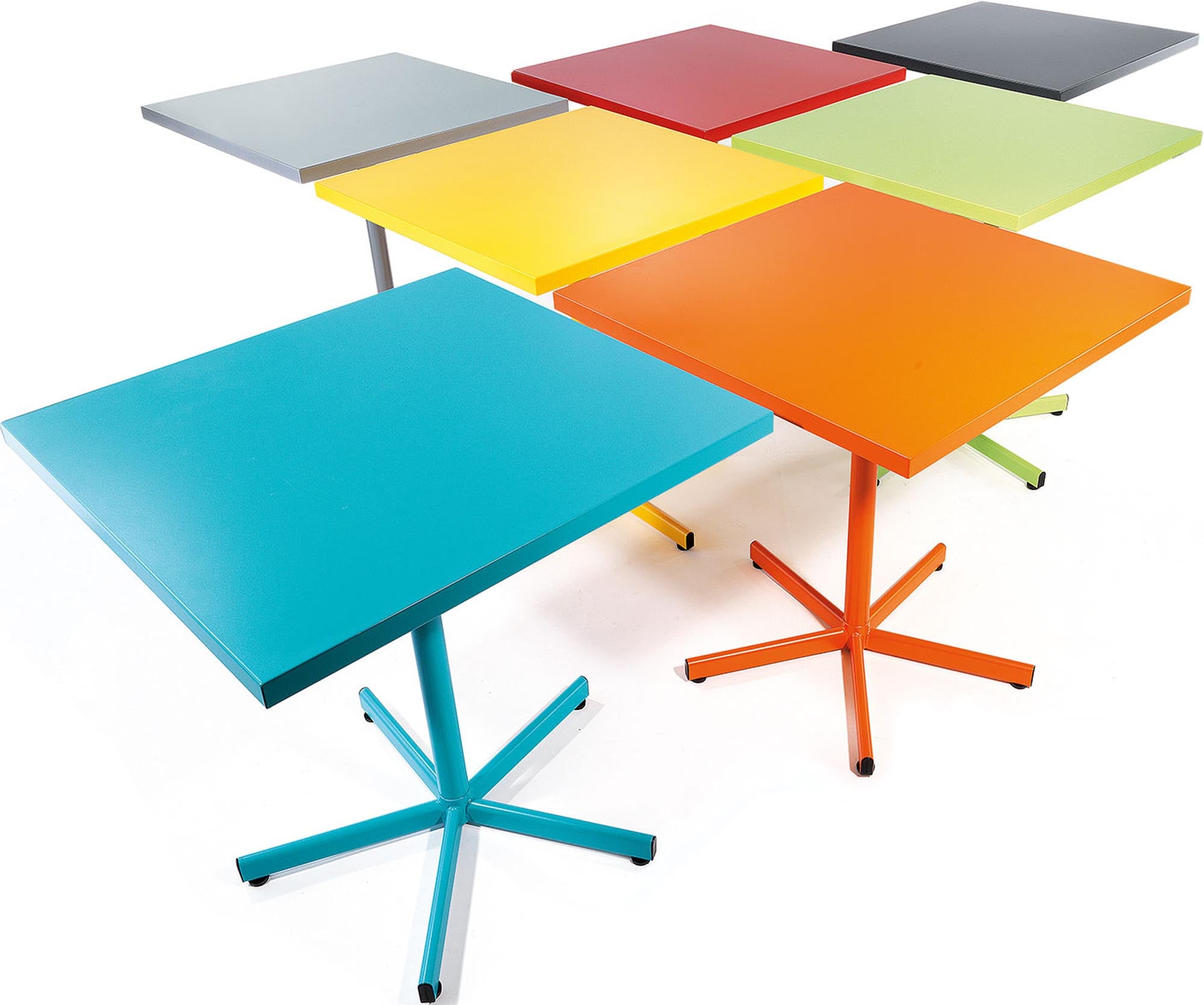 Eleganter Säntis Basic Metalltisch von Schaffner für Gartenfreunde.