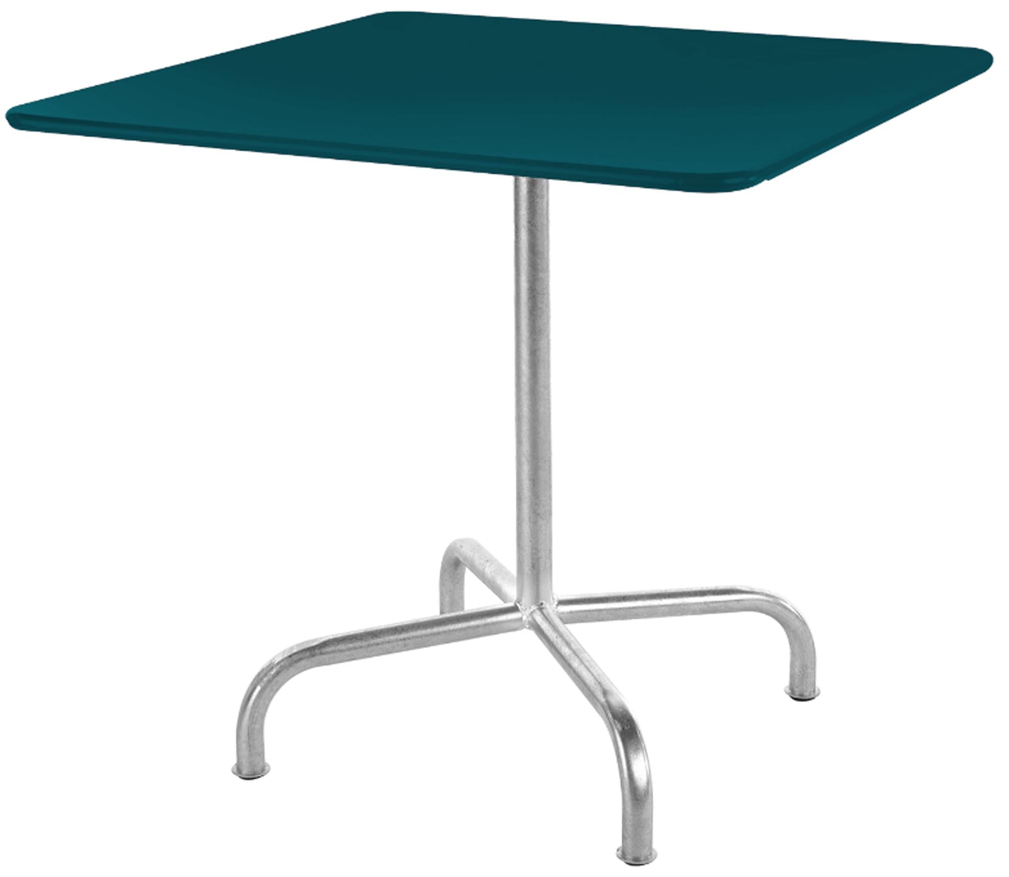Rigi Metall-Gartentisch 80x80 klappbar in Kaliblau präsentiert im Onlineshop von KAQTU Design AG. Gartentisch ist von Schaffner