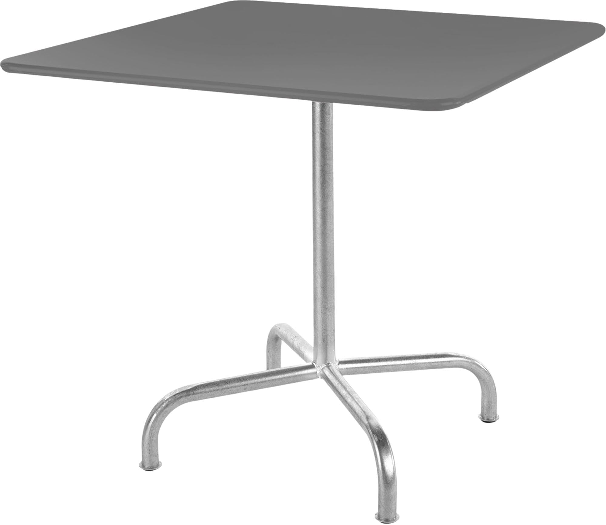 Rigi Metall-Gartentisch 80x80 klappbar in Alusilber präsentiert im Onlineshop von KAQTU Design AG. Gartentisch ist von Schaffner